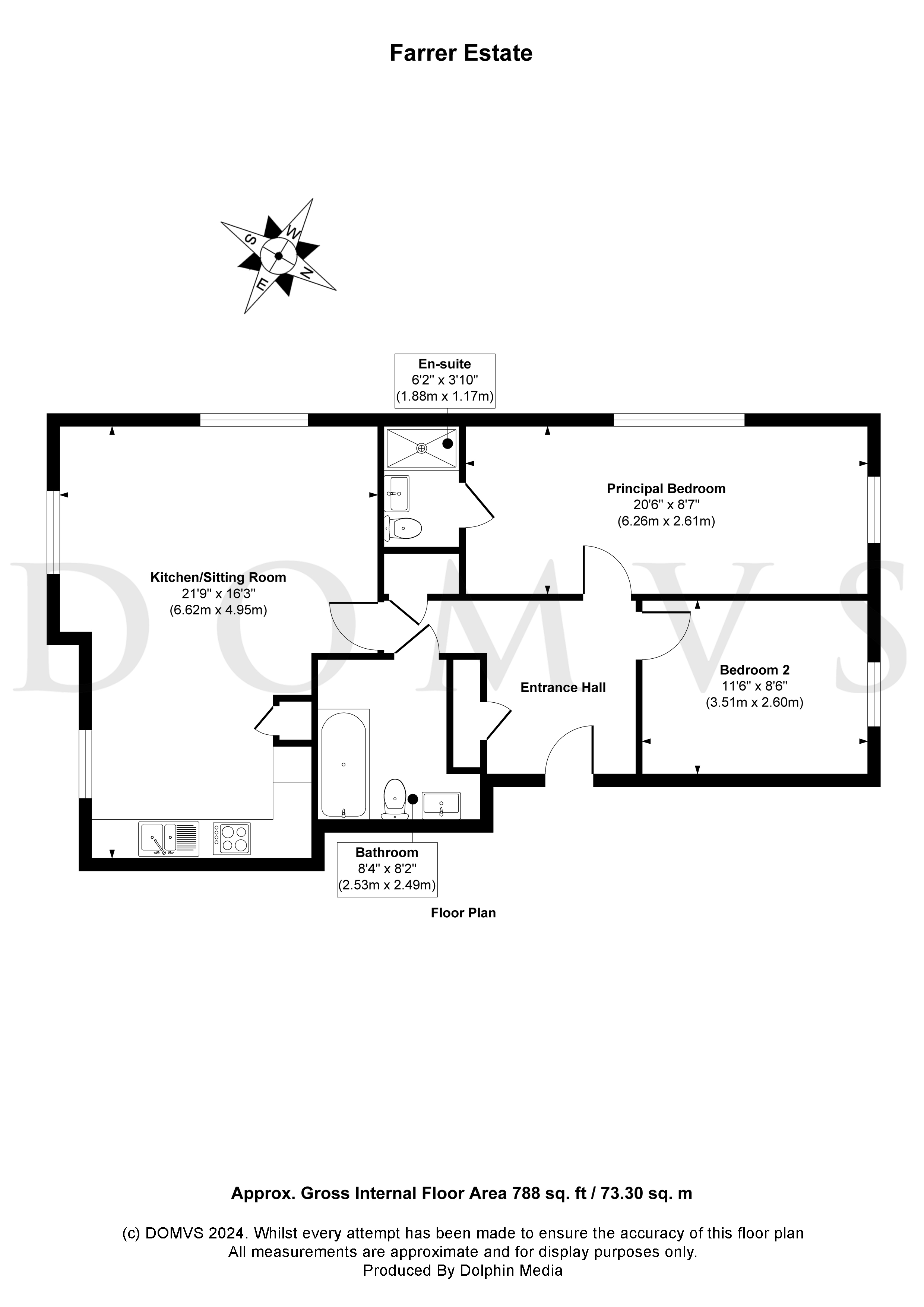 Floorplan for Binnegar, Wareham, Dorset