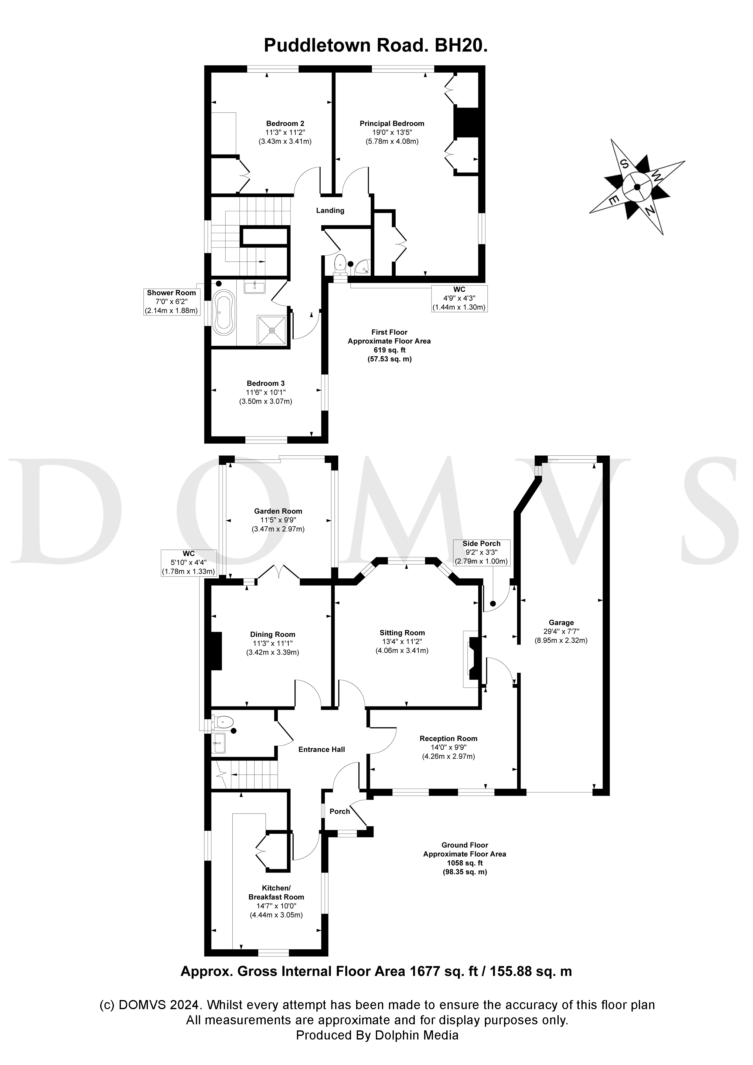 Floorplan for Wareham, Dorset