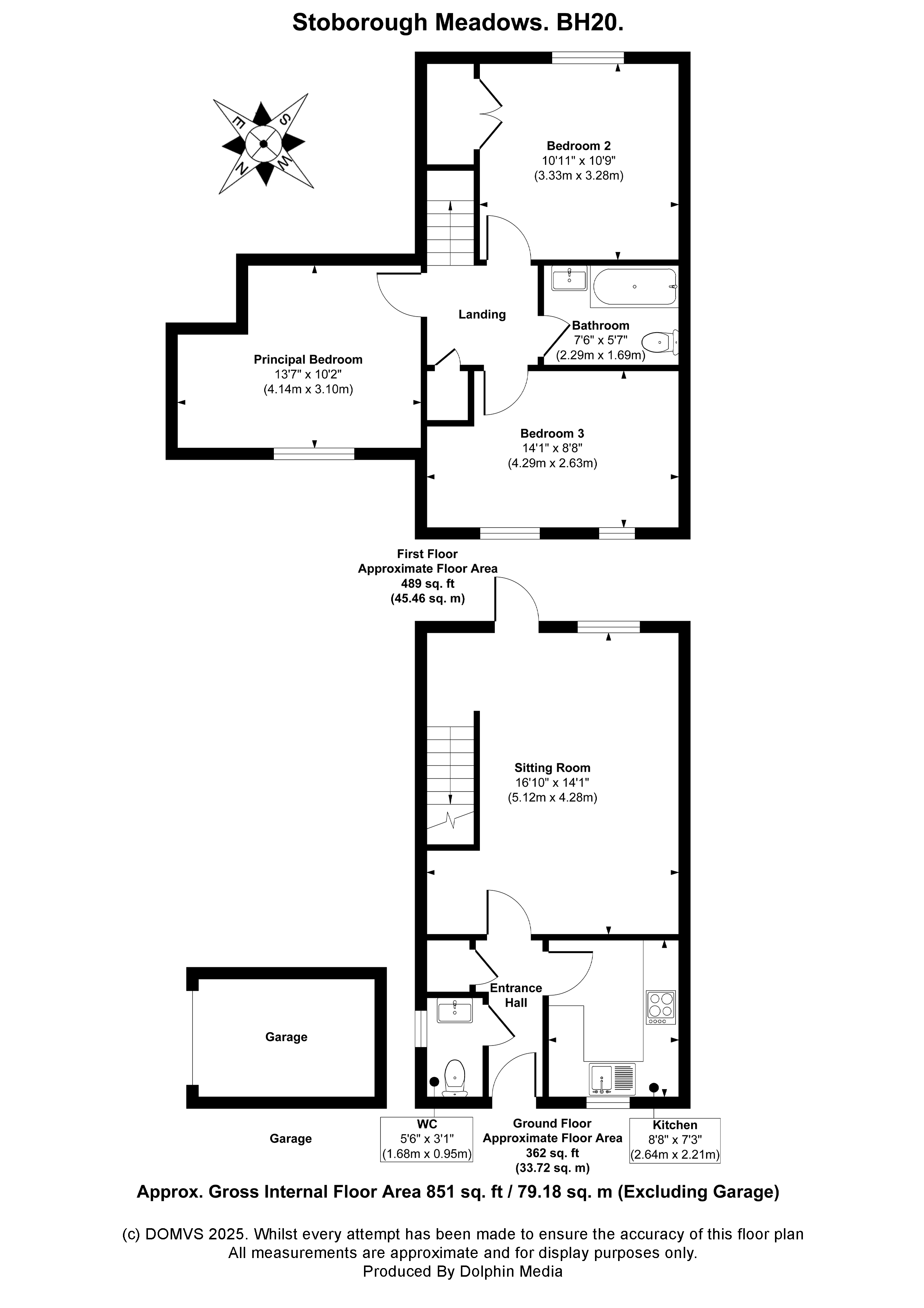 Floorplan for Stoborough, Wareham, Dorset