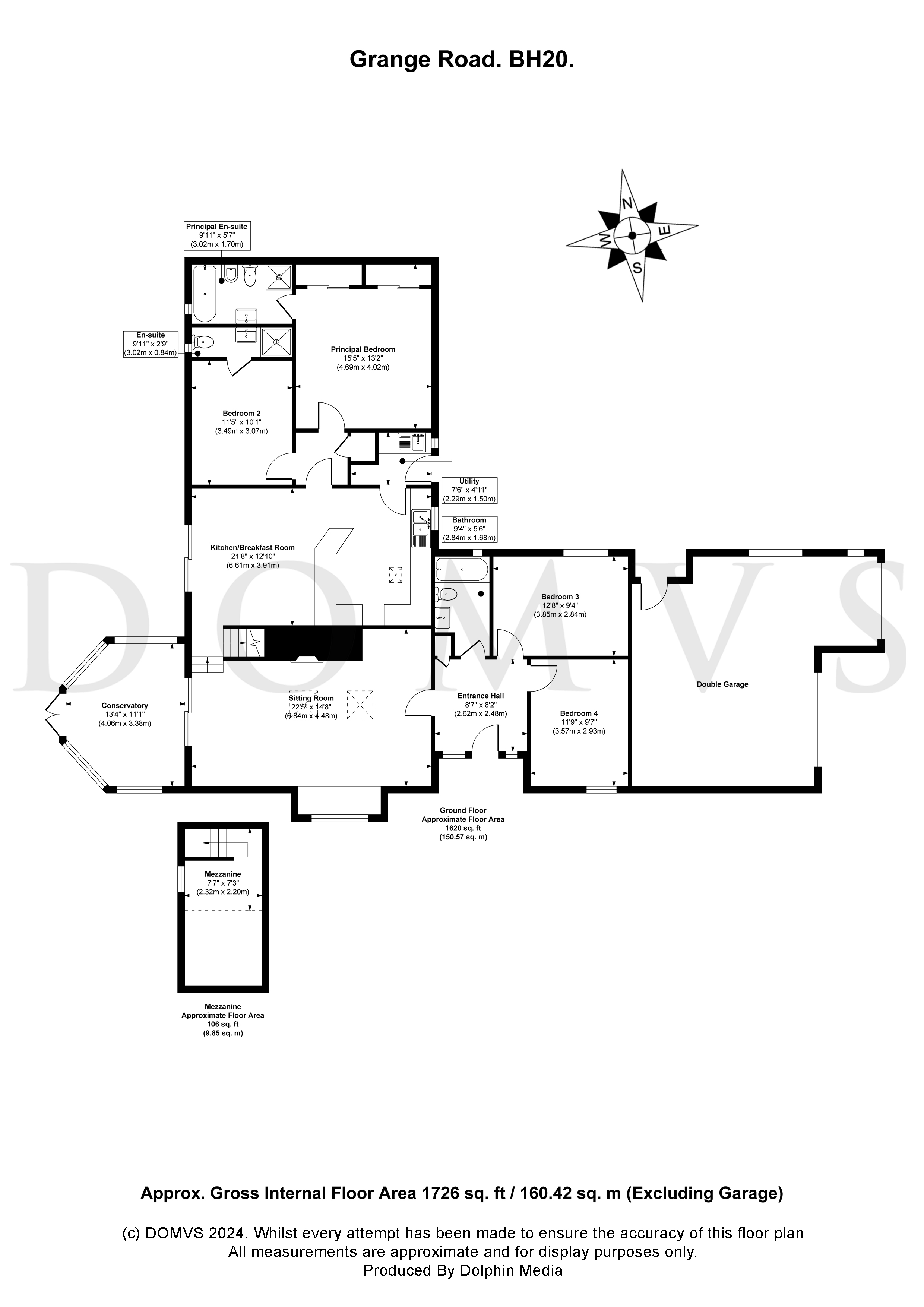 Floorplan for Wareham, Dorset