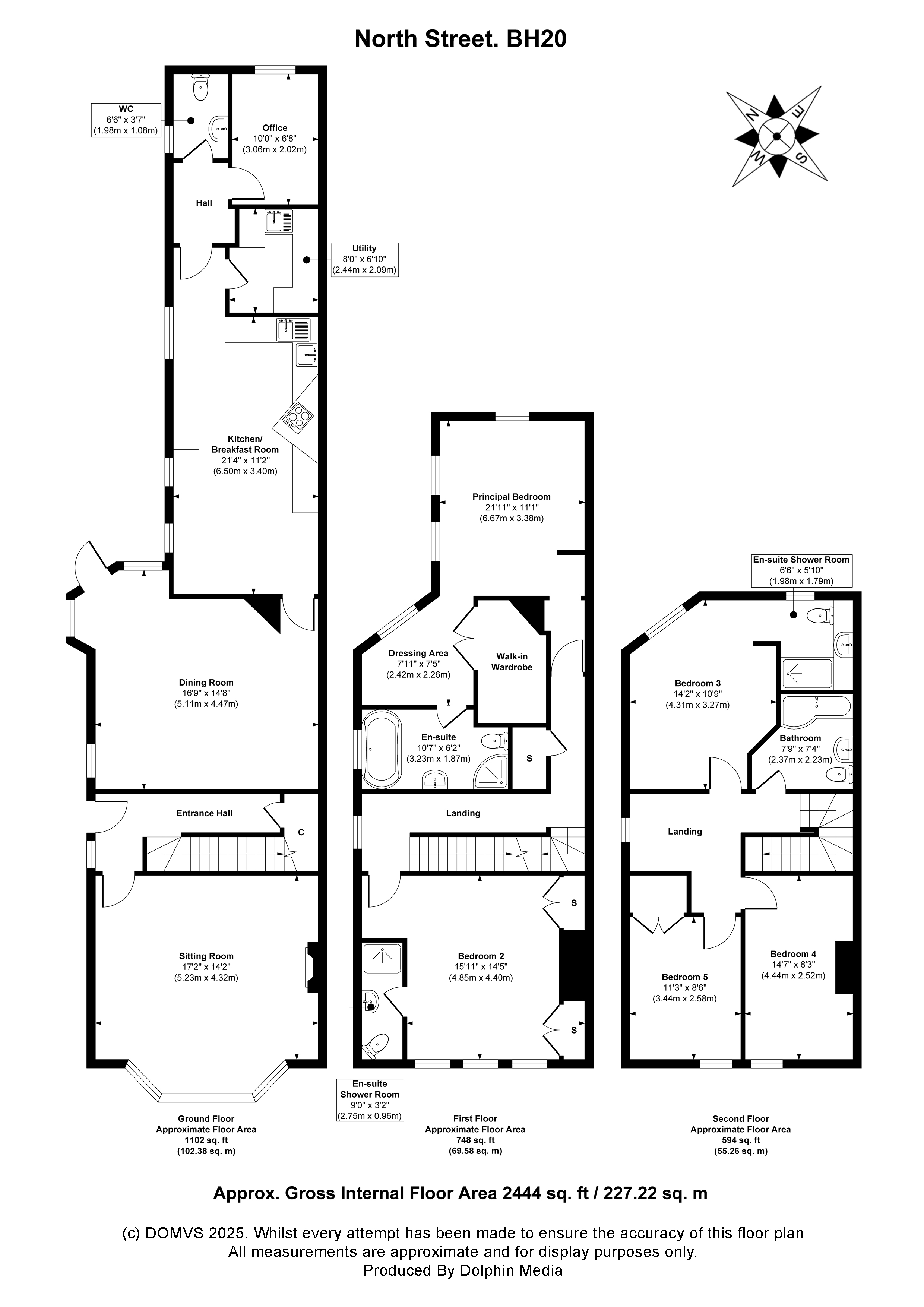 Floorplan for Wareham, Dorset
