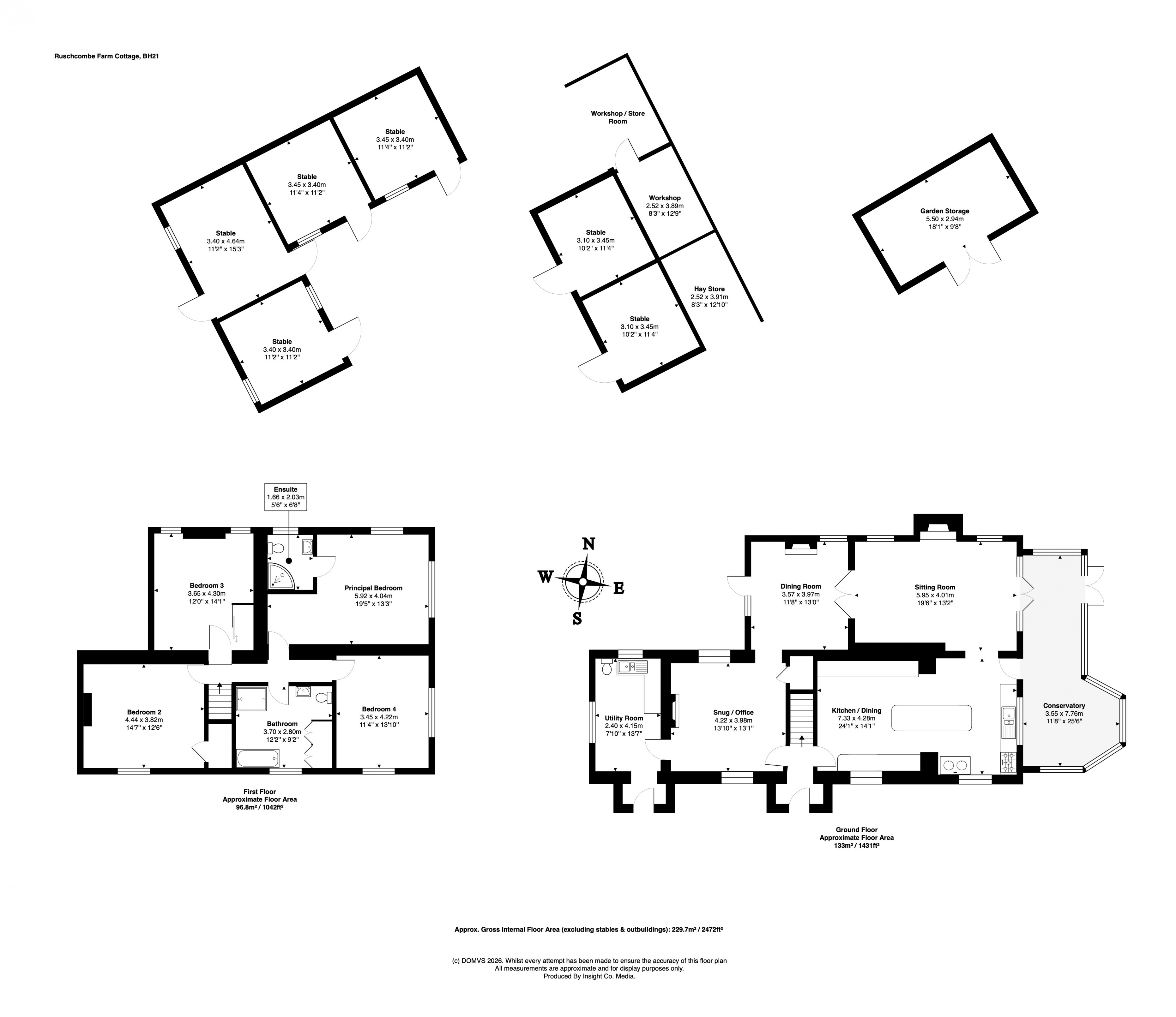 Floorplan for Corfe Mullen, Wimborne