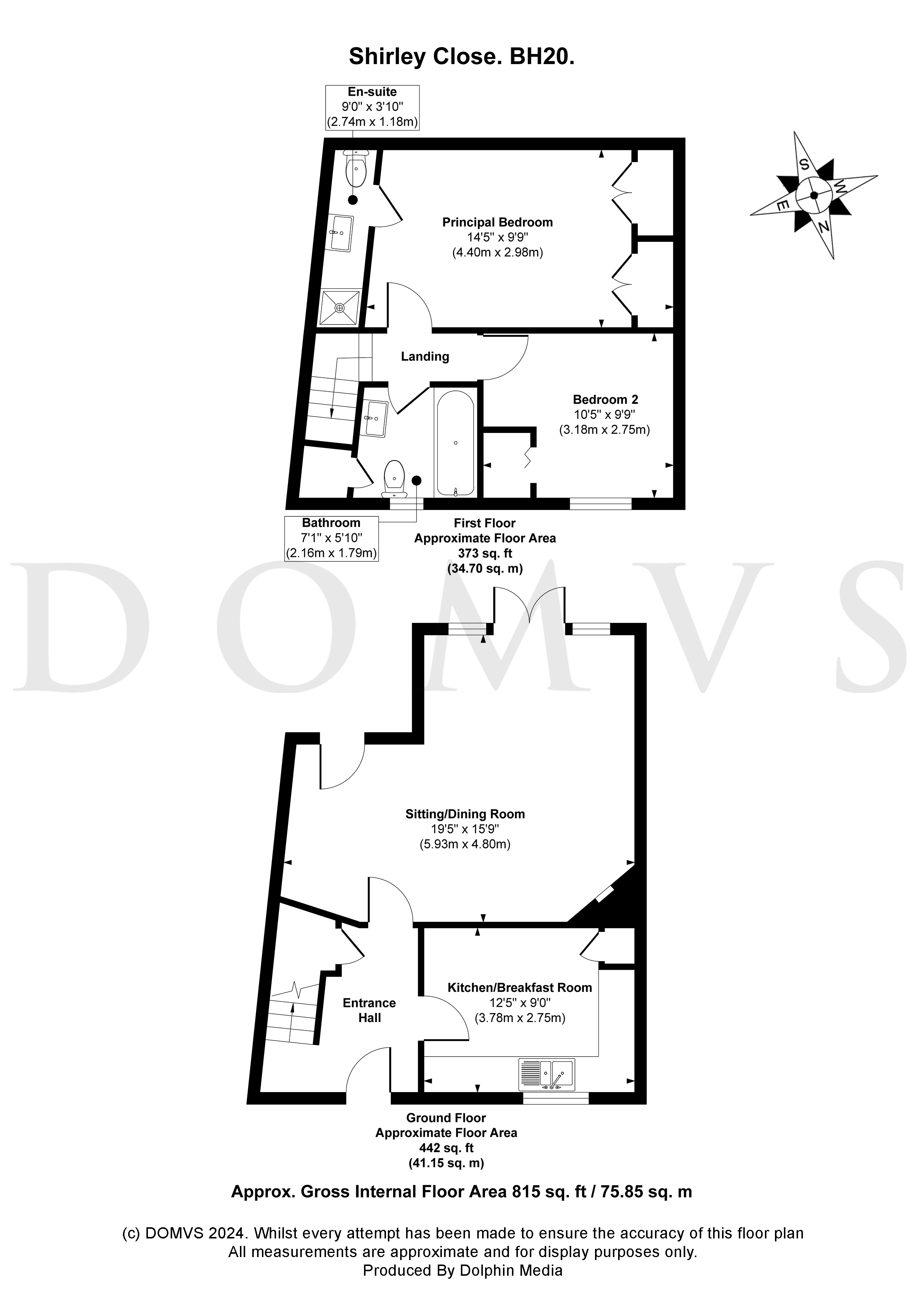 Floorplan for West Lulworth, Dorset