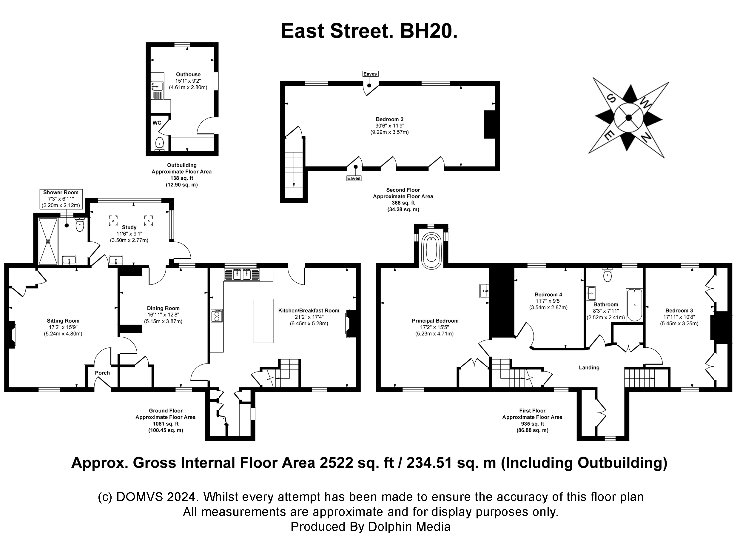 Floorplan for Corfe Castle, Dorset