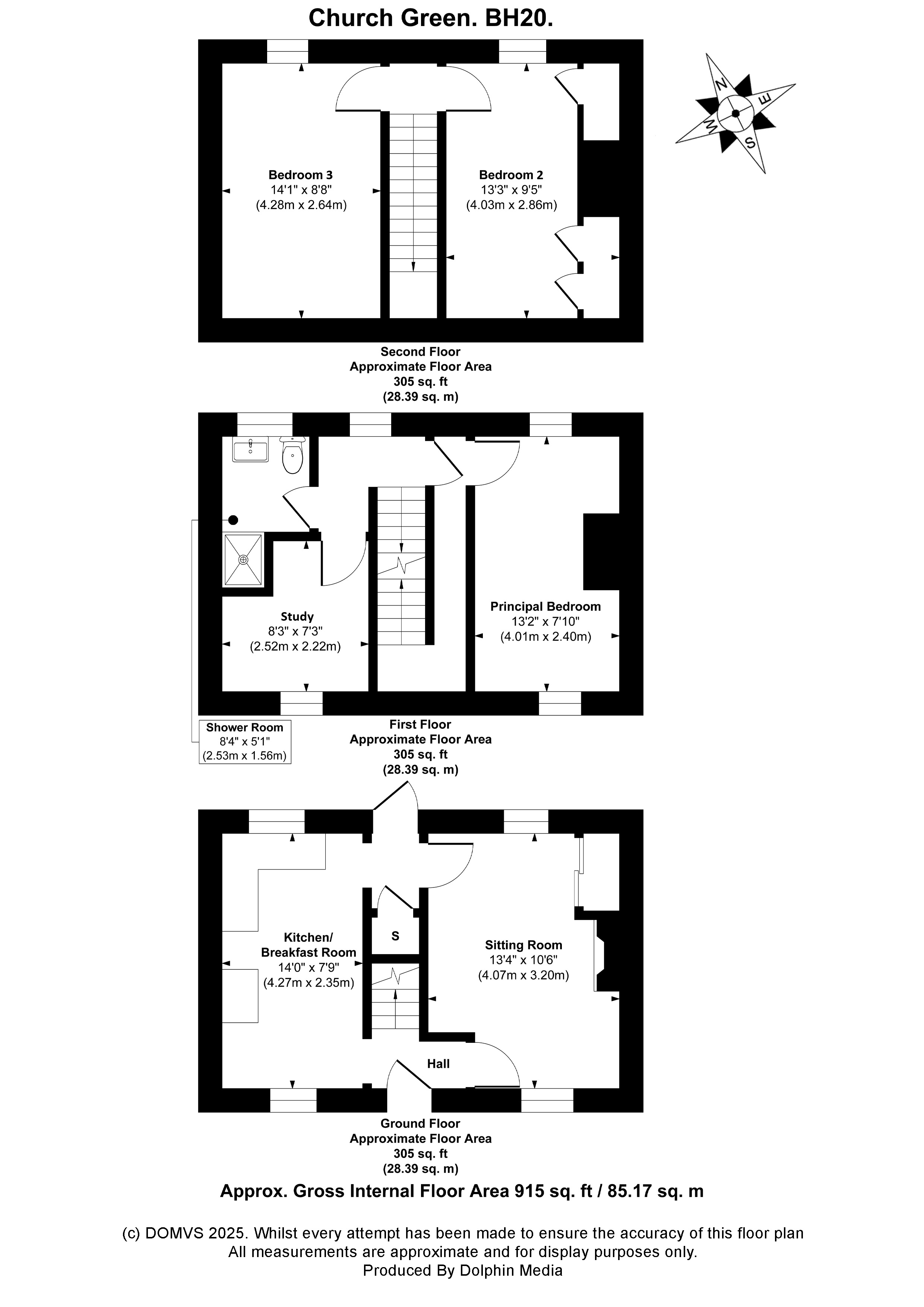 Floorplan for Wareham, Dorset