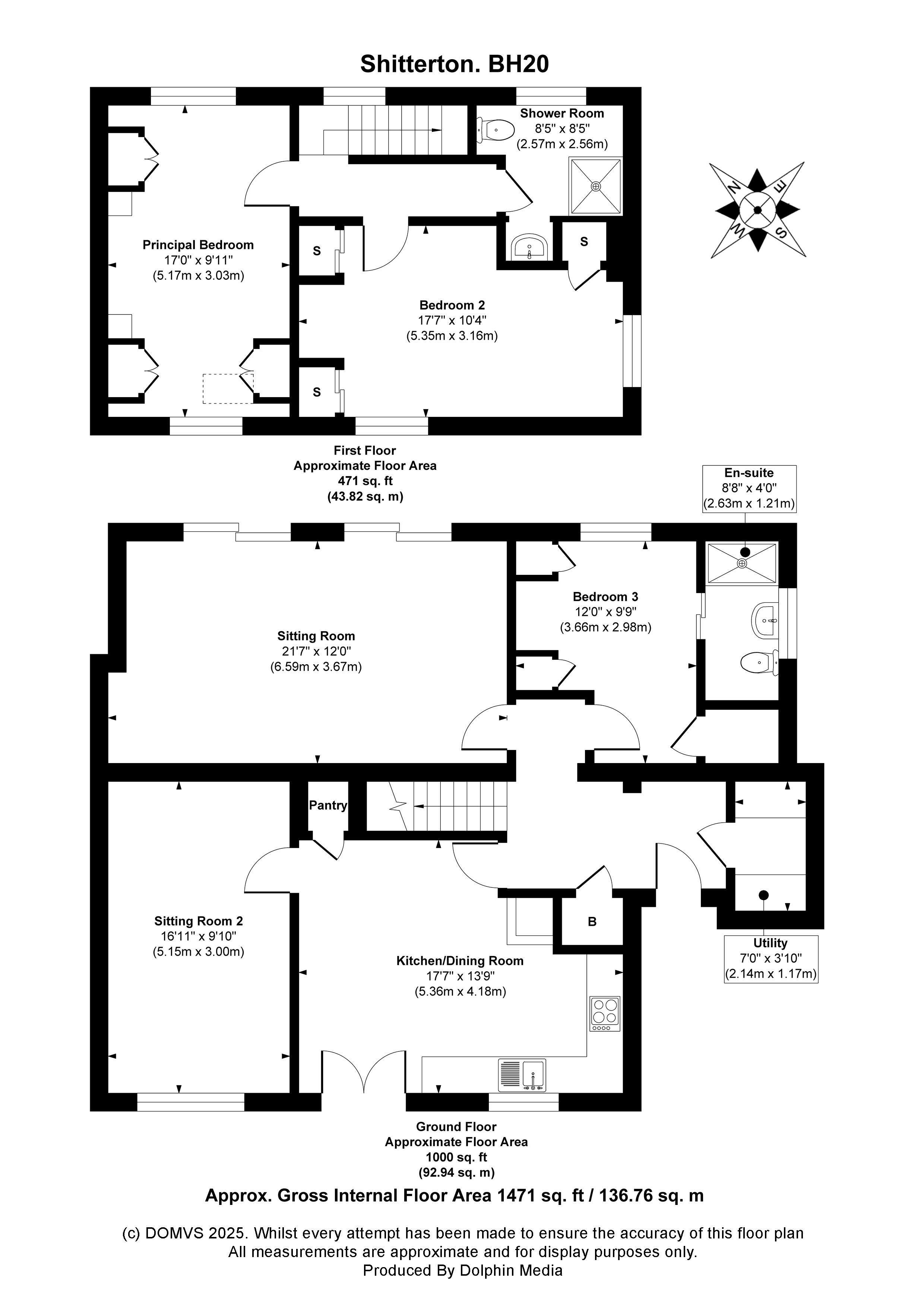 Floorplan for Bere Regis, Wareham, Dorset