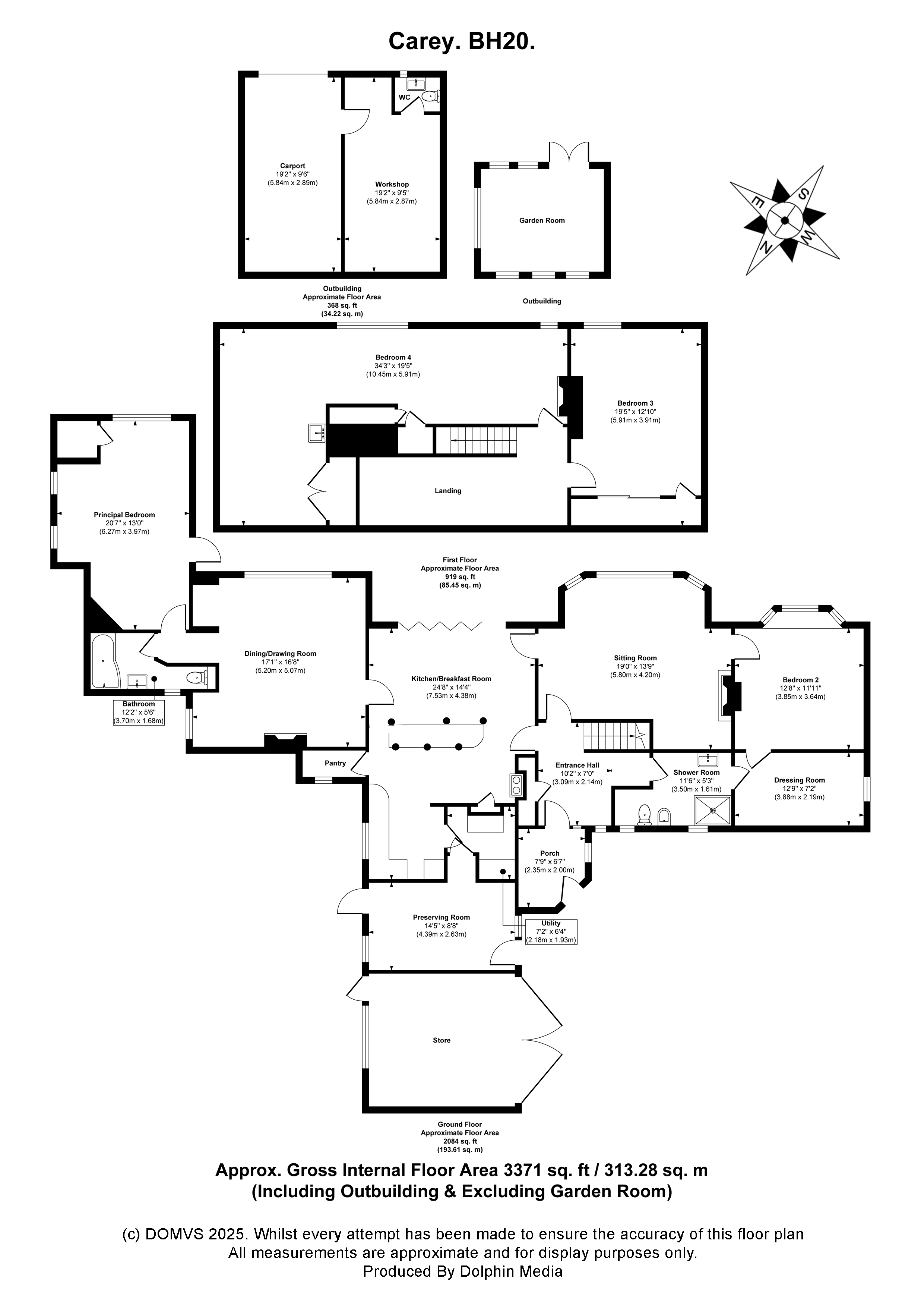 Floorplan for Wareham, Dorset