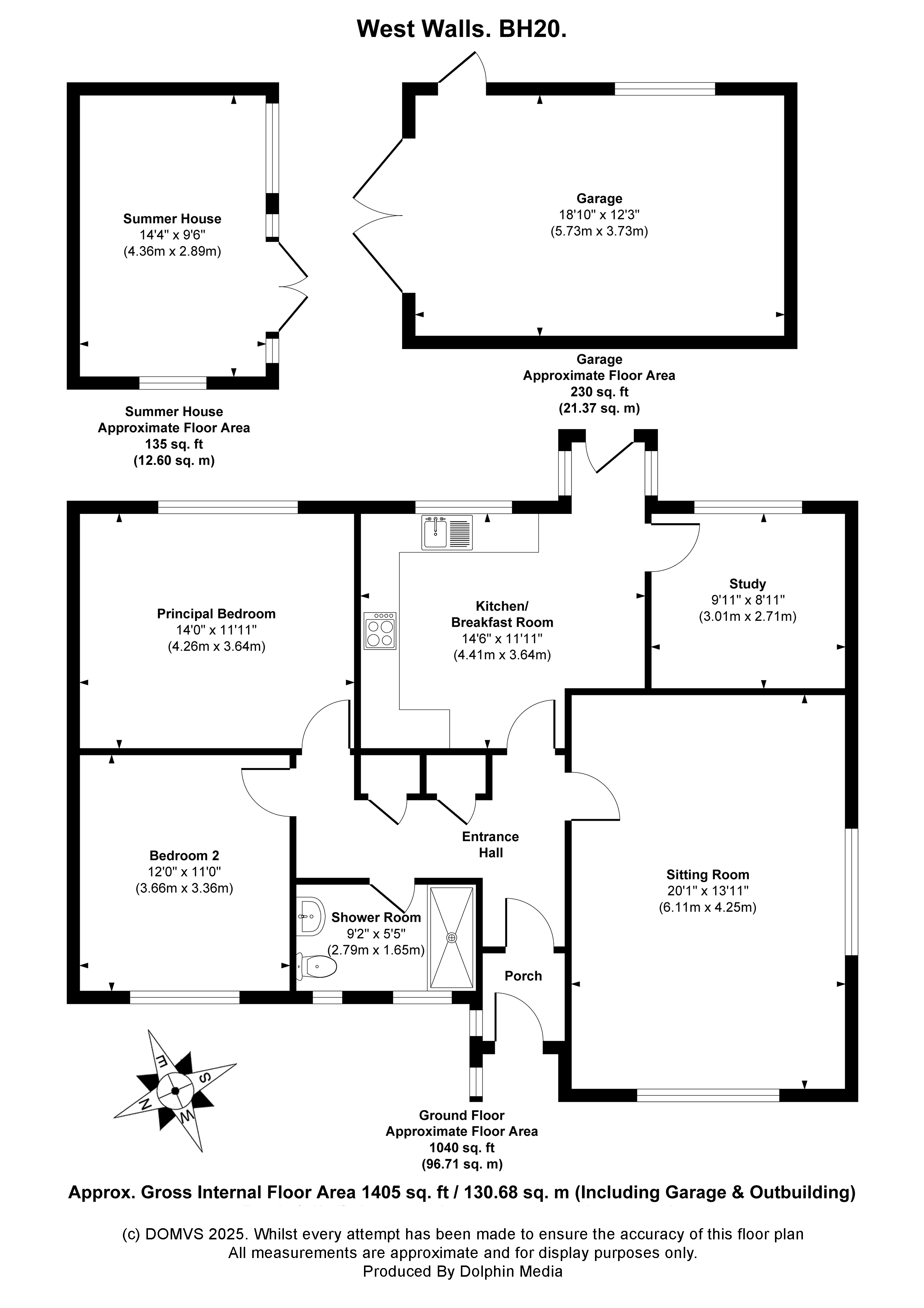 Floorplan for Wareham, Dorset