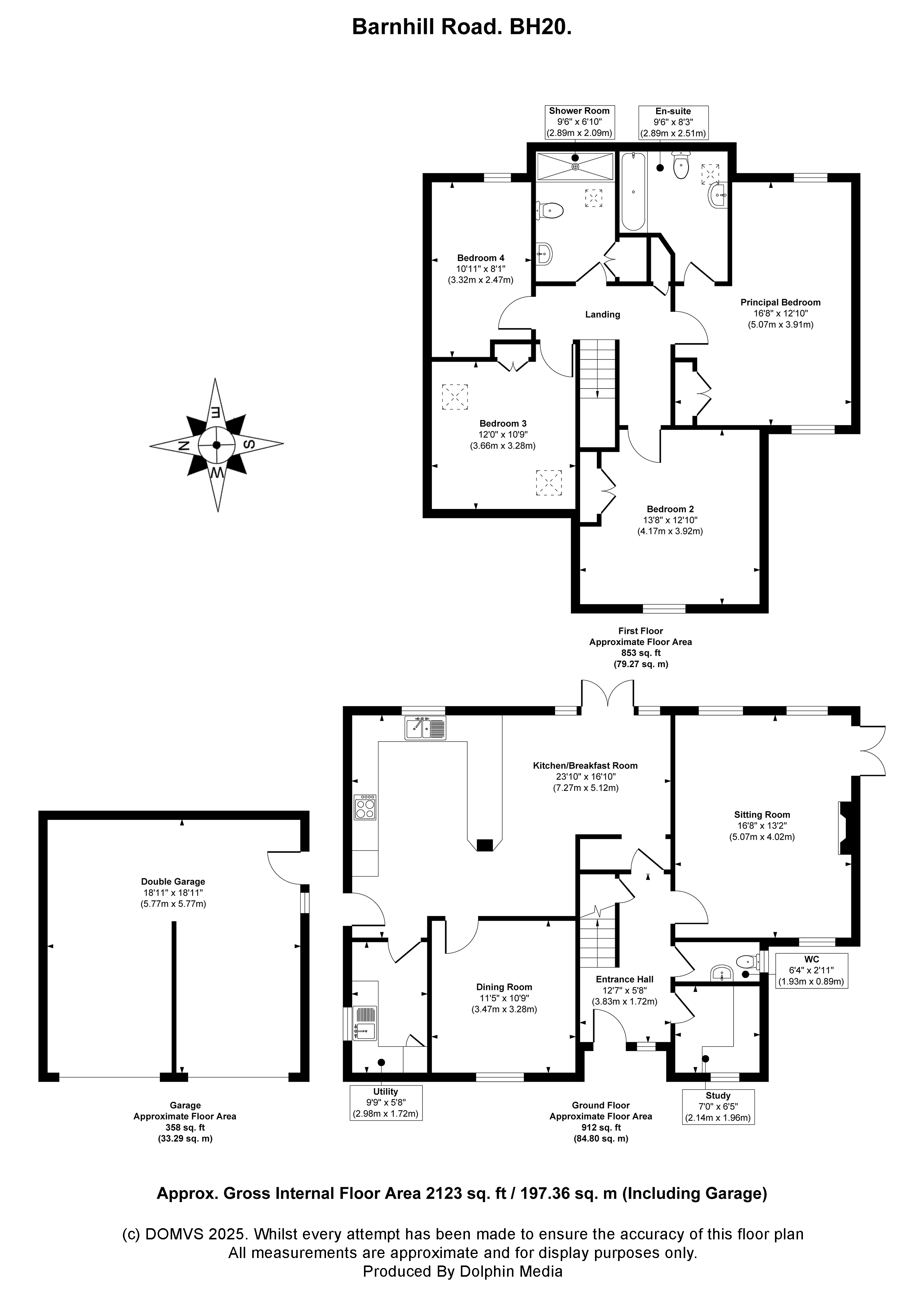Floorplan for Ridge, Wareham, Dorset