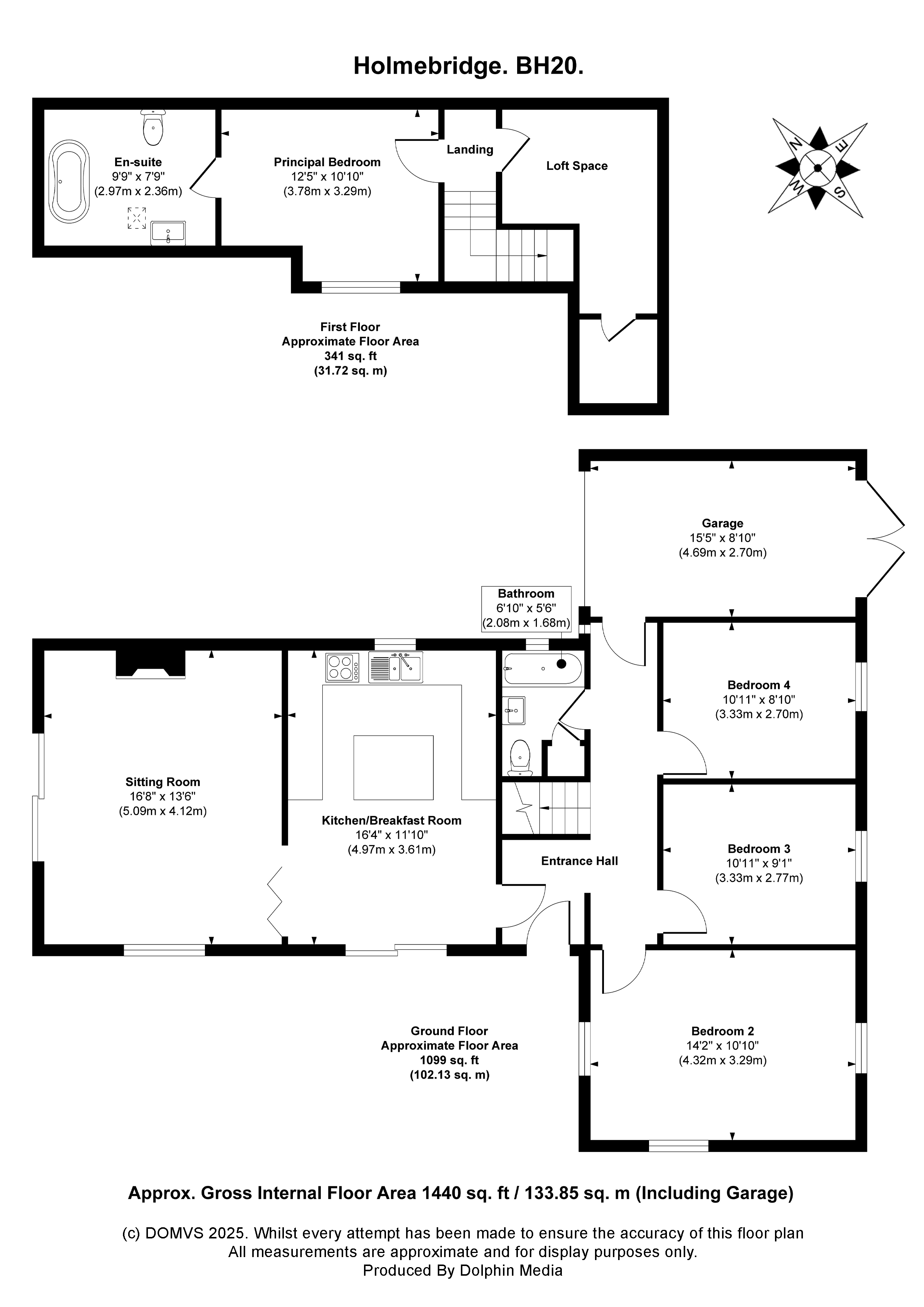 Floorplan for Wareham, Dorset