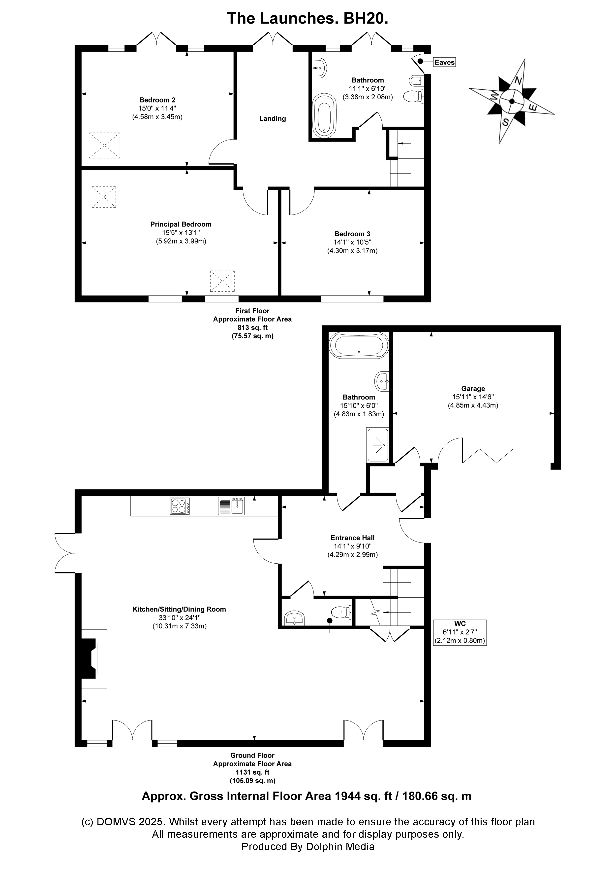 Floorplan for West Lulworth, Dorset
