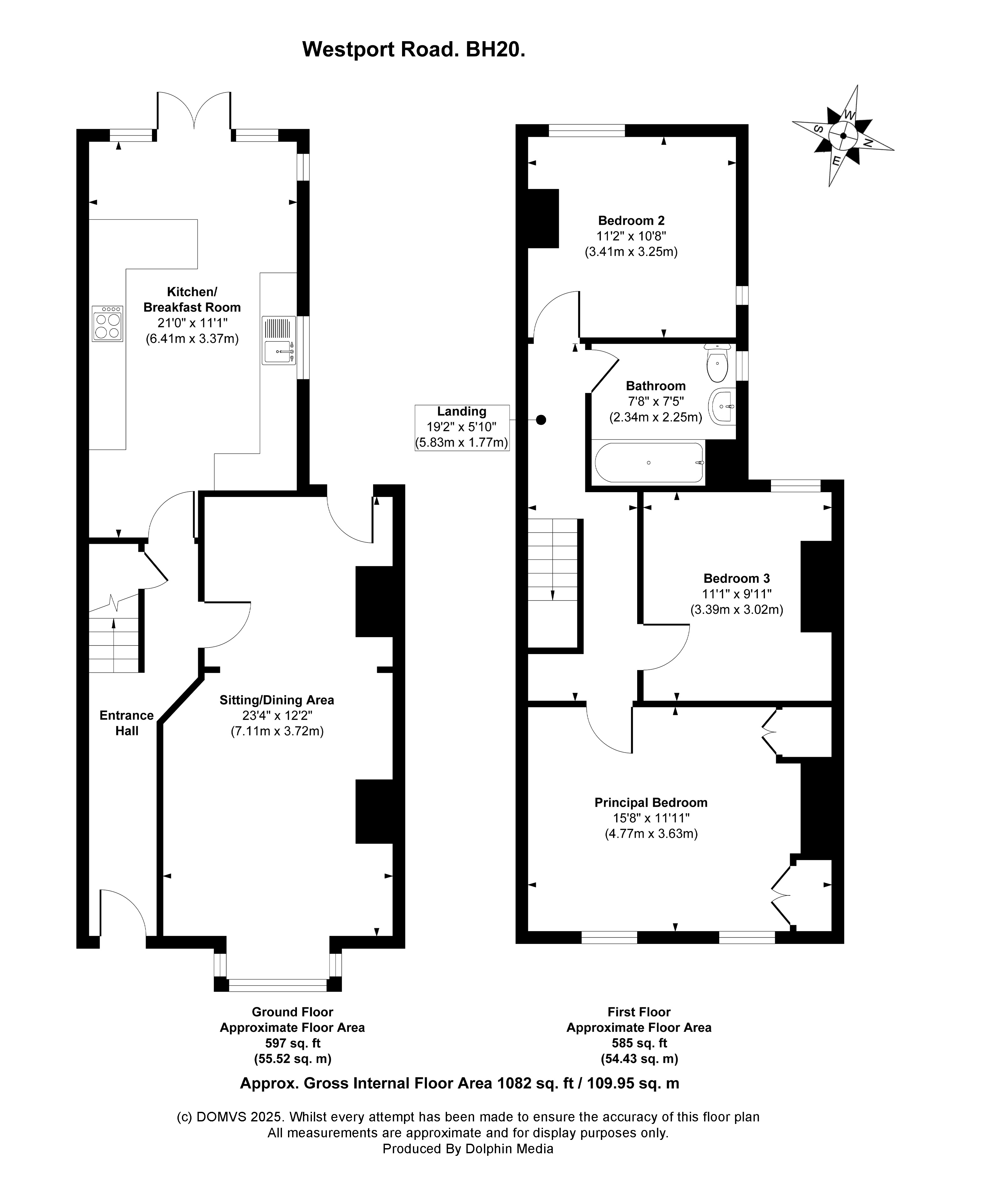 Floorplan for Wareham, Dorset
