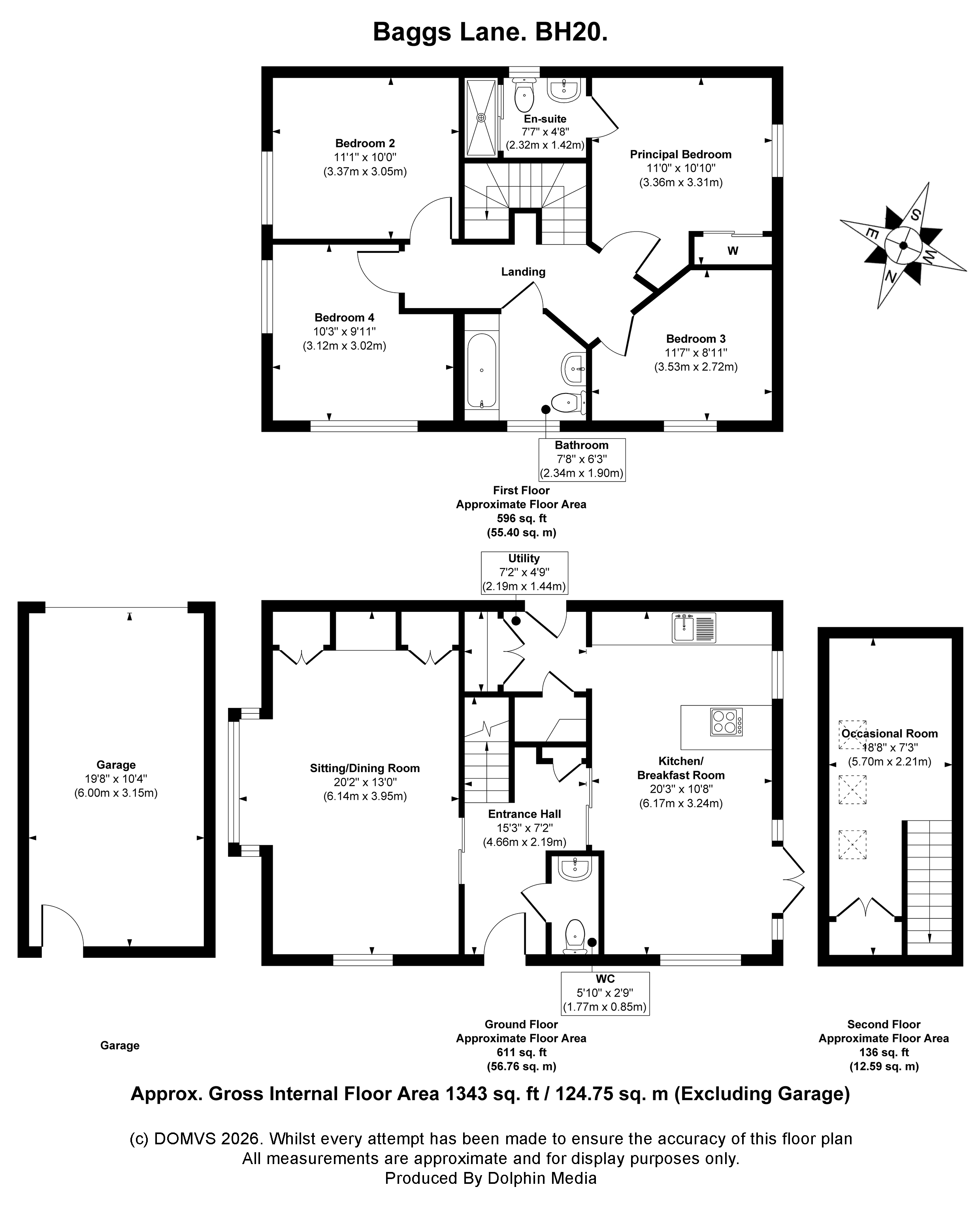 Floorplan for Wareham, Dorset
