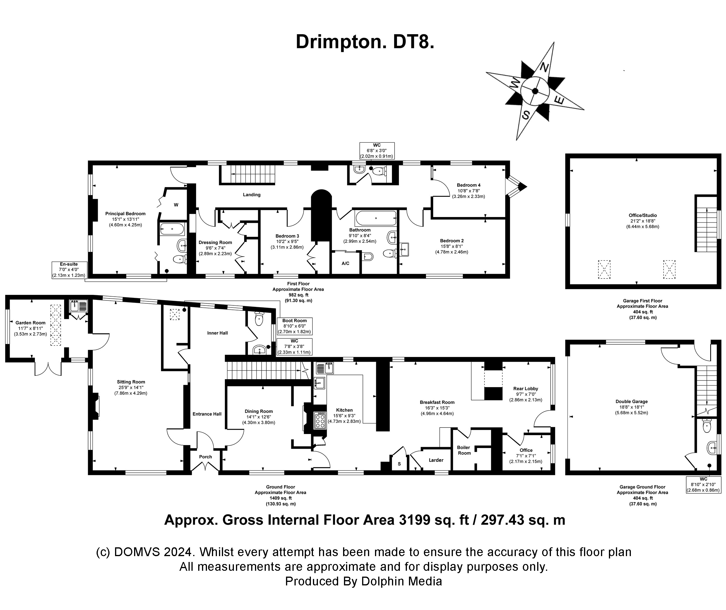 Floorplan for Drimpton, Beaminster, Dorset