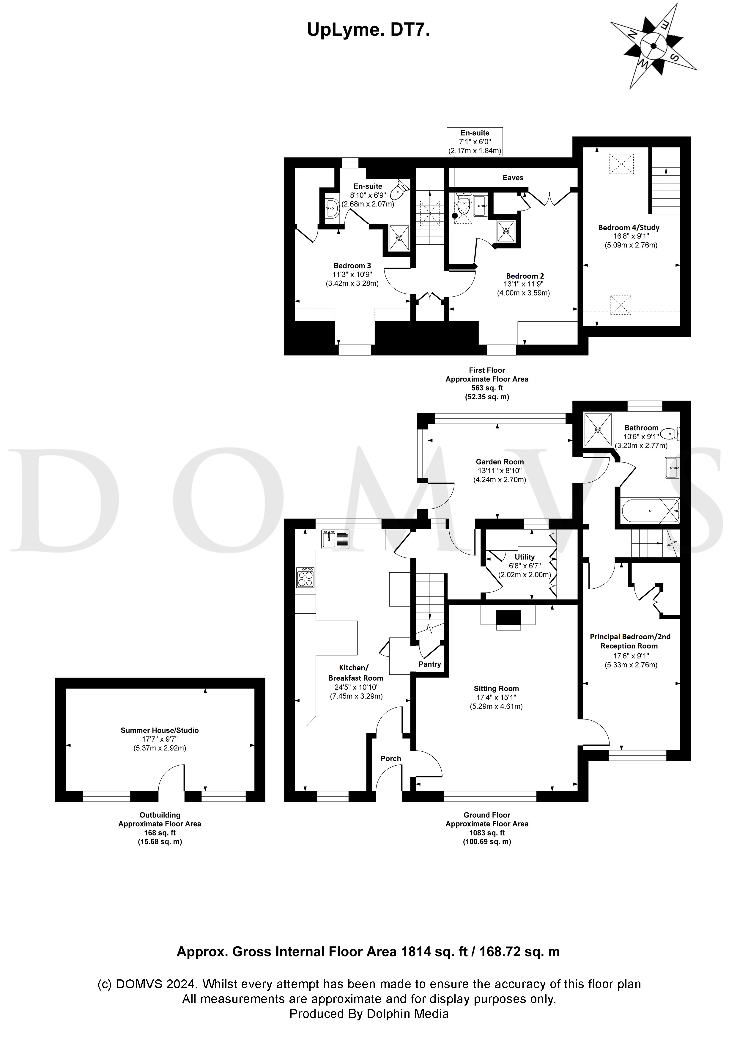 Floorplan for Uplyme, Dorset