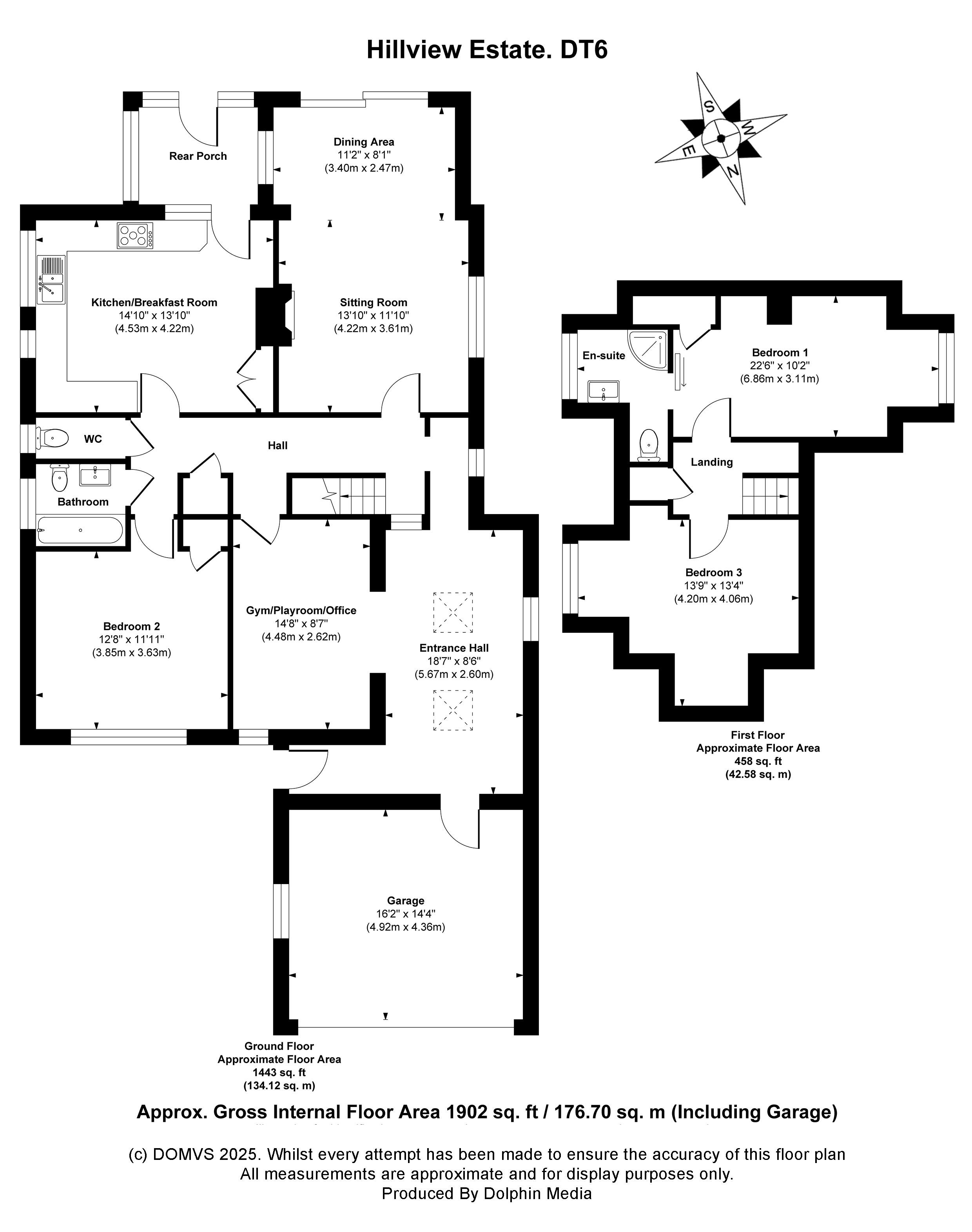 Floorplan for Bridport, Dorset