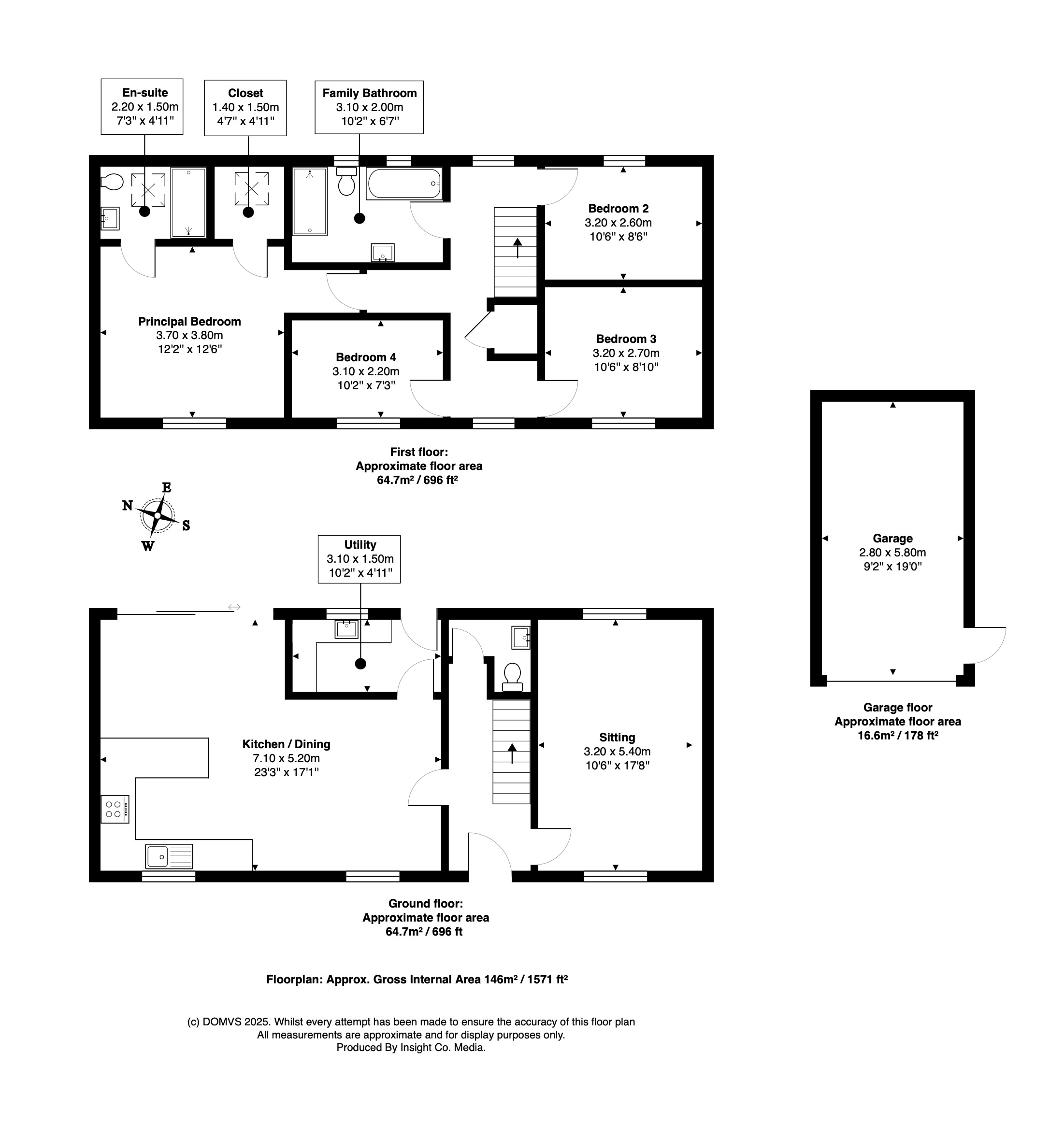 Floorplan for Bridport, Dorset