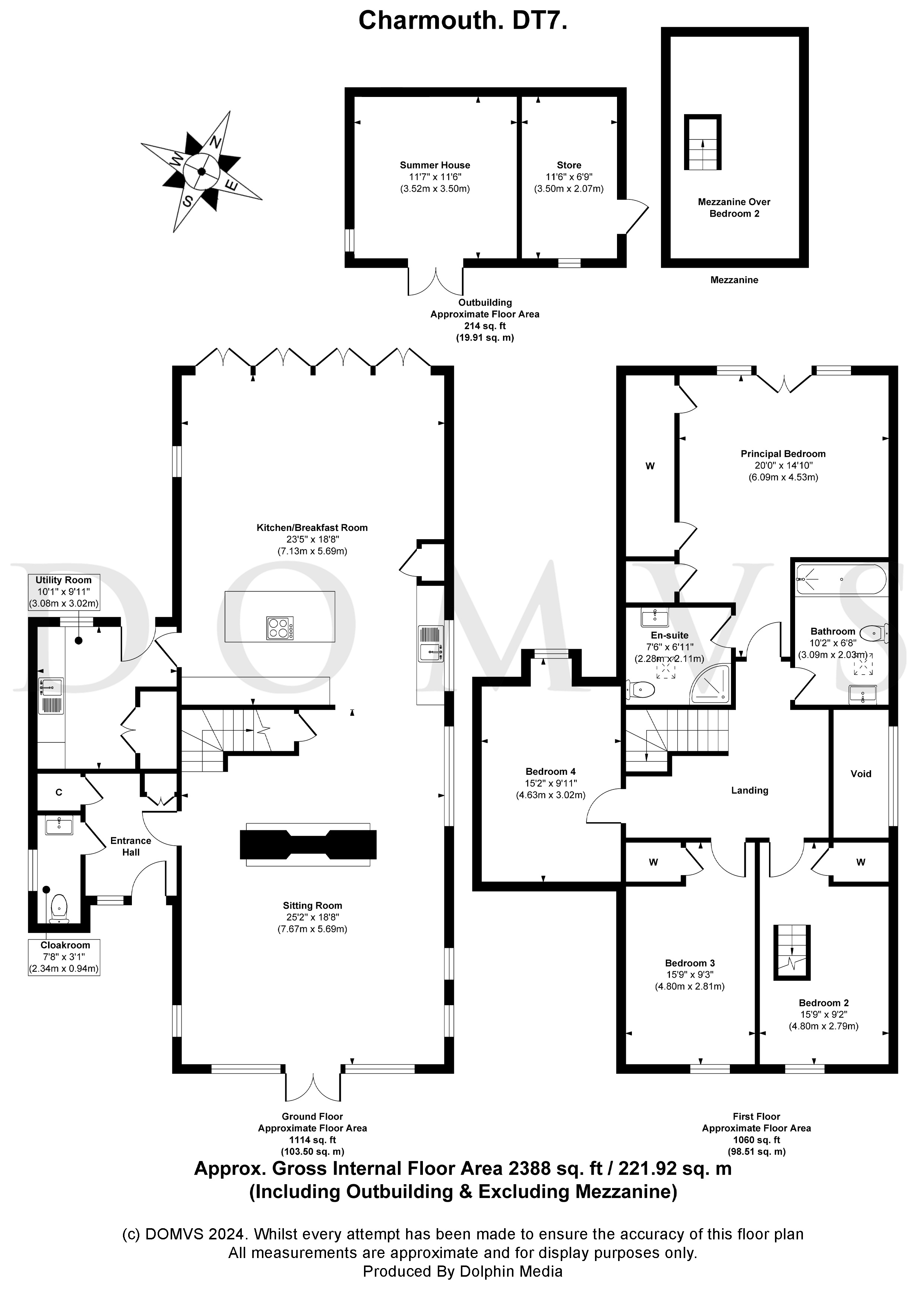 Floorplan for Charmouth, Dorset