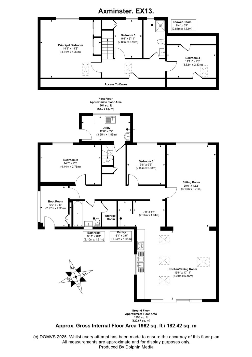 Floorplan for Axminster, Devon