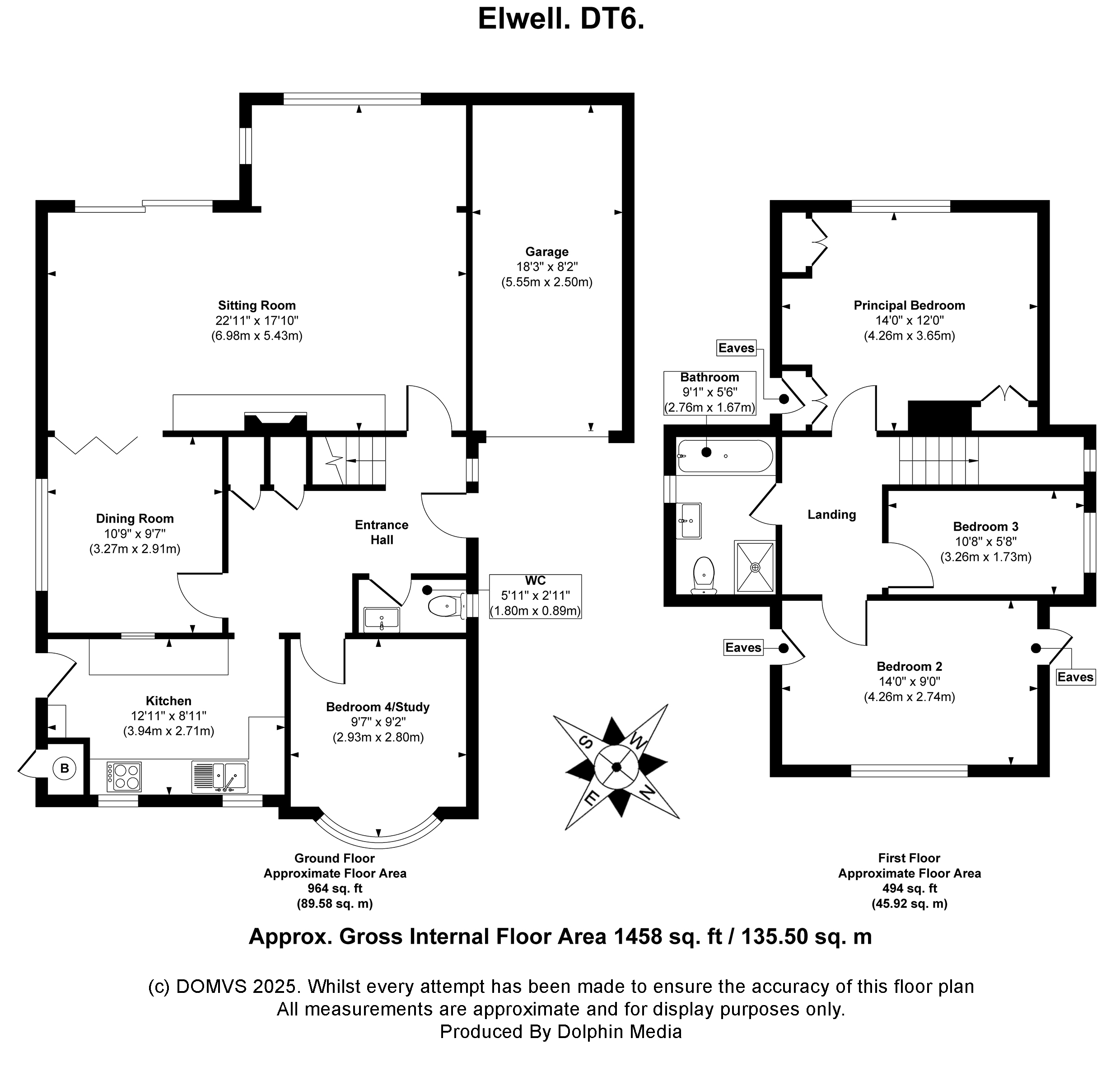 Floorplan for Bridport, Dorset