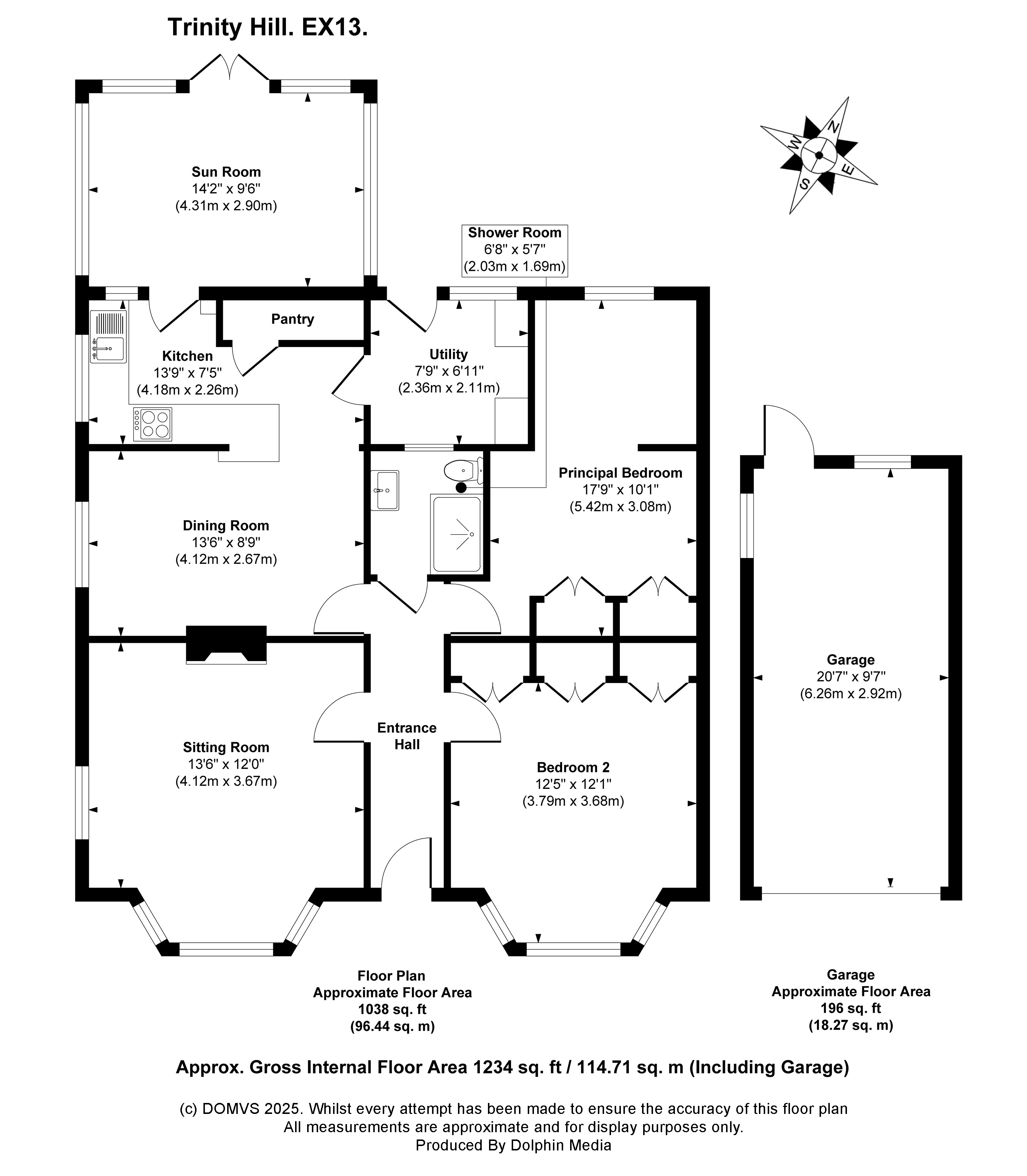 Floorplan for Axminster, Devon