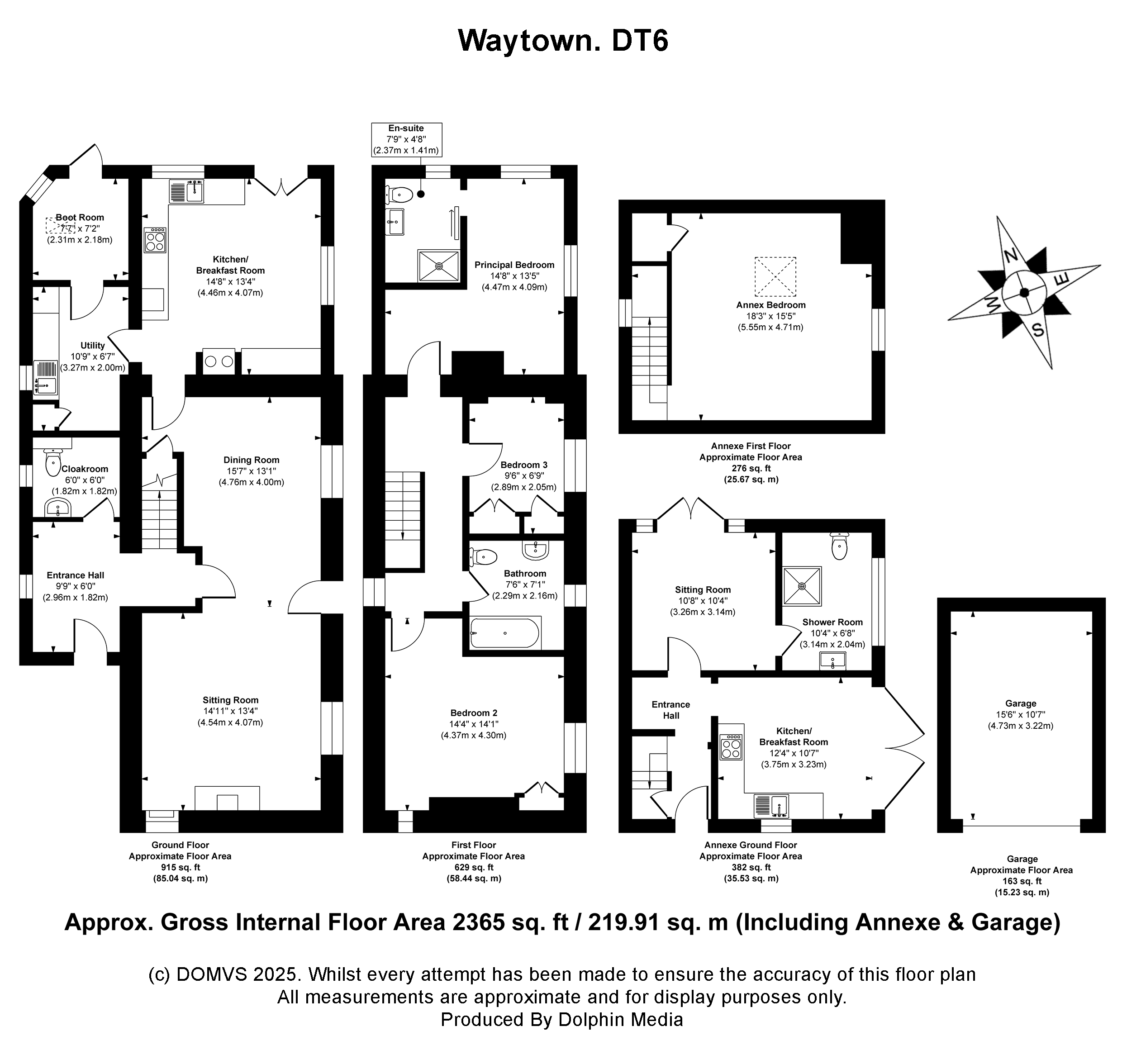 Floorplan for Bridport, Dorset