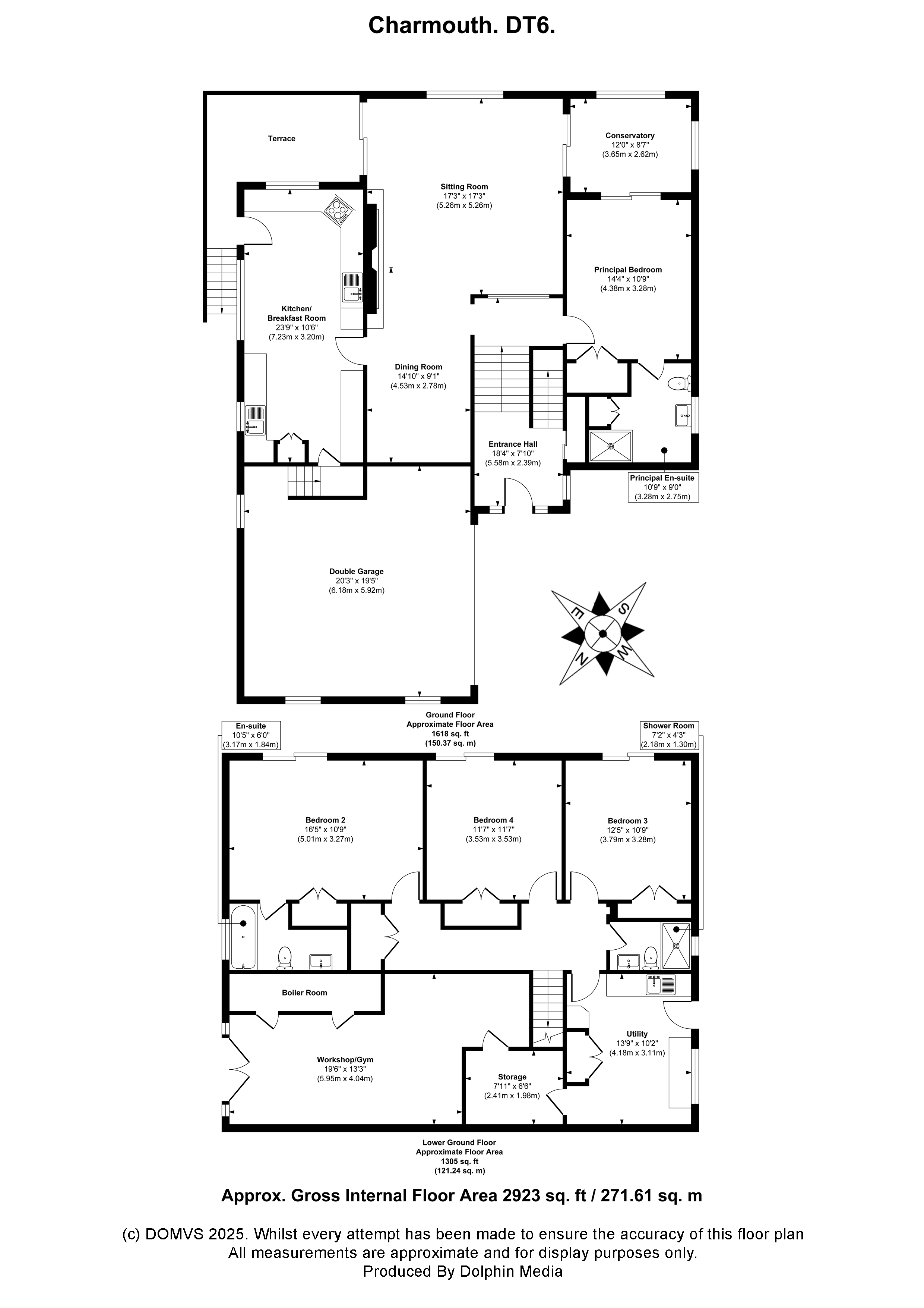 Floorplan for Charmouth, Bridport, Dorset