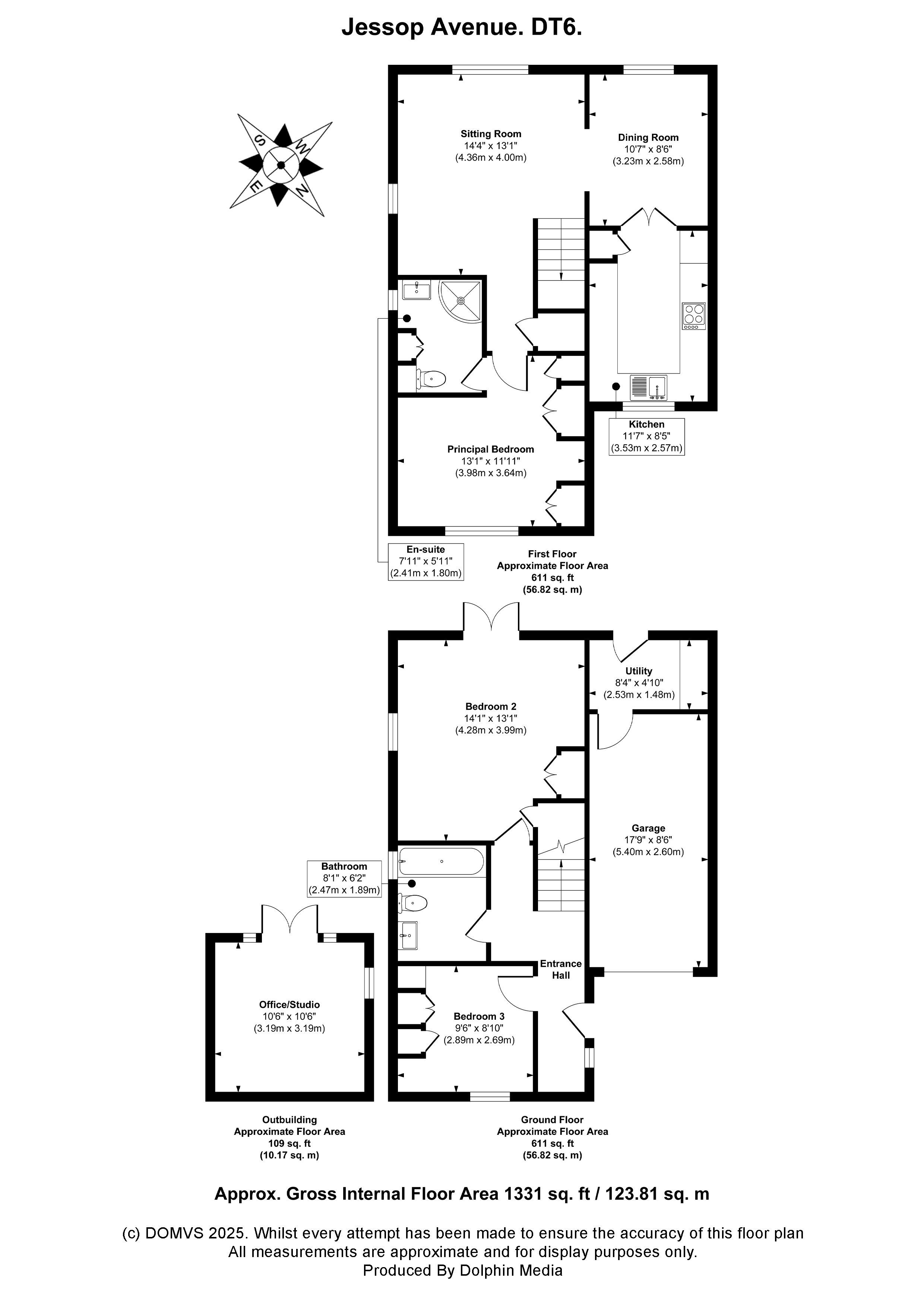 Floorplan for Bridport, Dorset