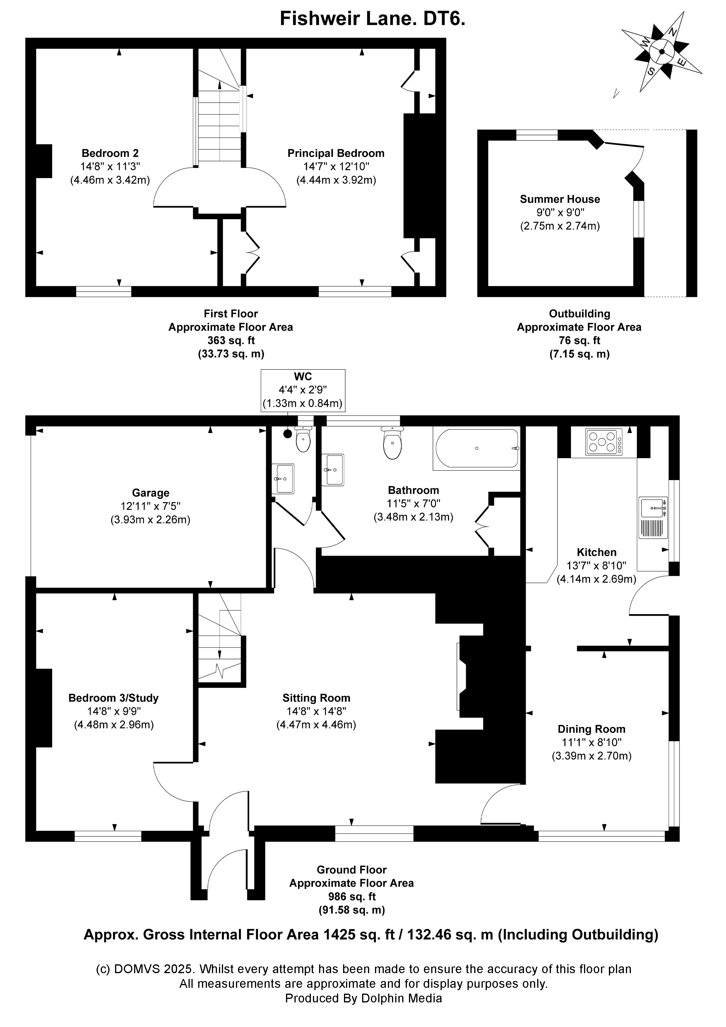 Floorplan for Bridport, Dorset