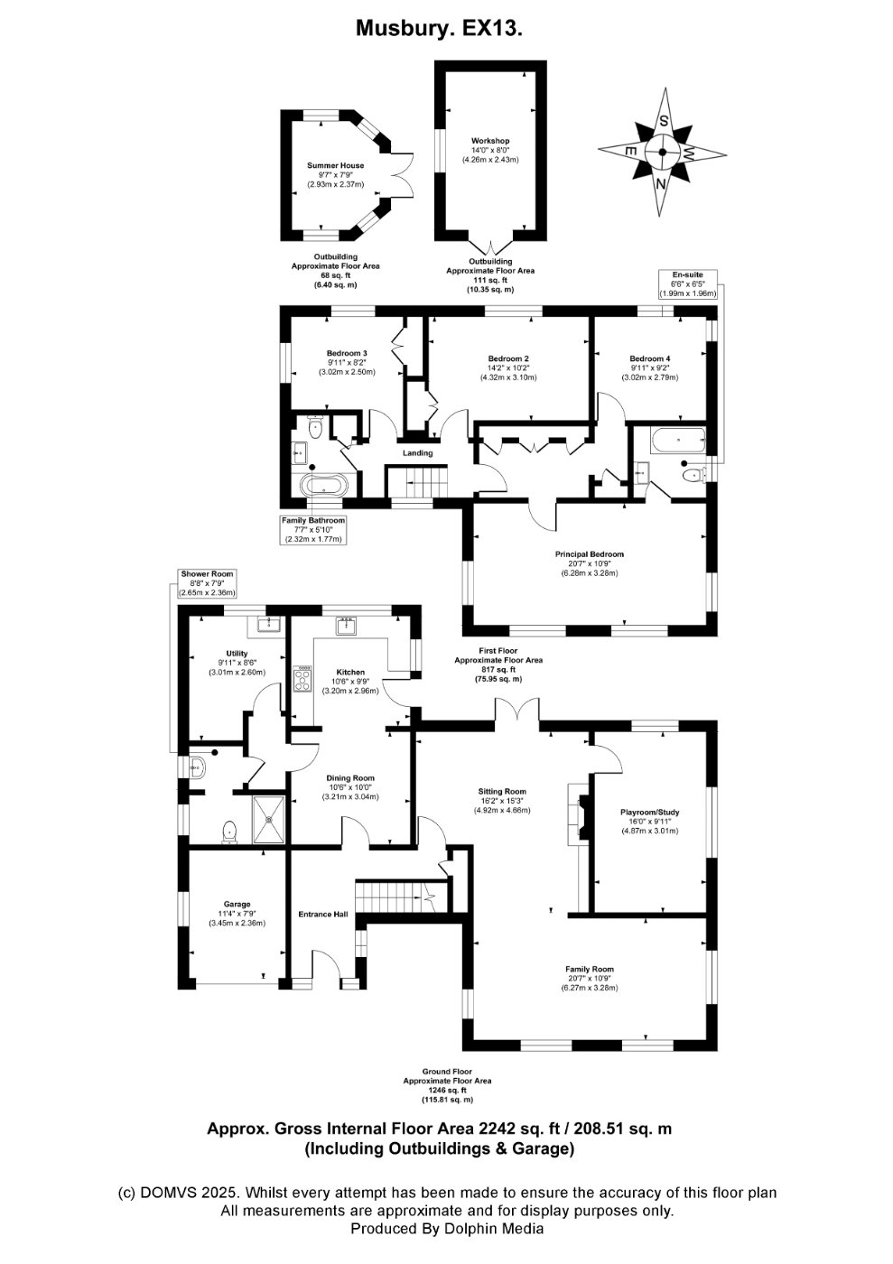 Floorplan for Musbury, Axminster