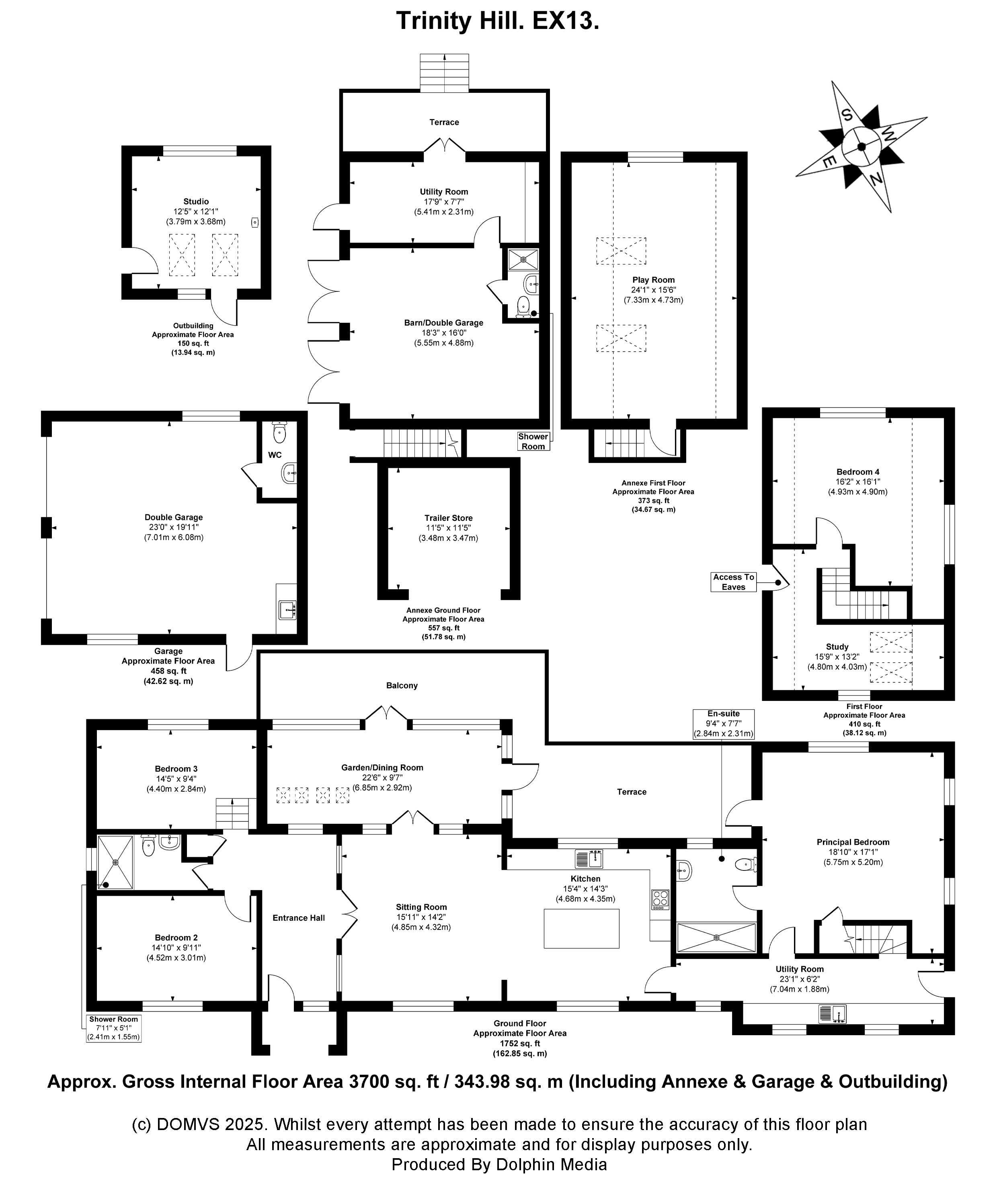 Floorplan for Axminster, Devon