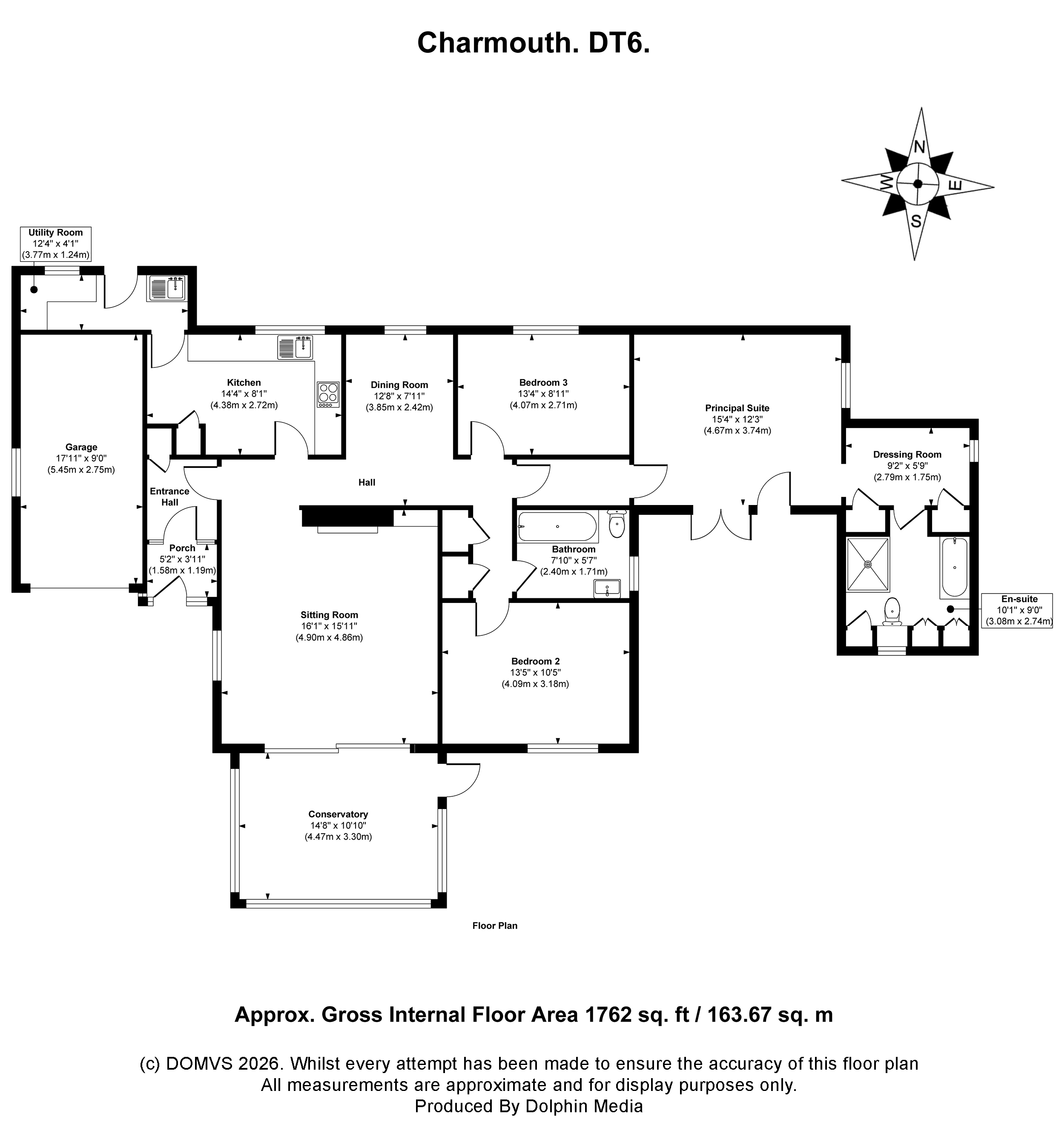 Floorplan for Charmouth, Bridport, Dorset
