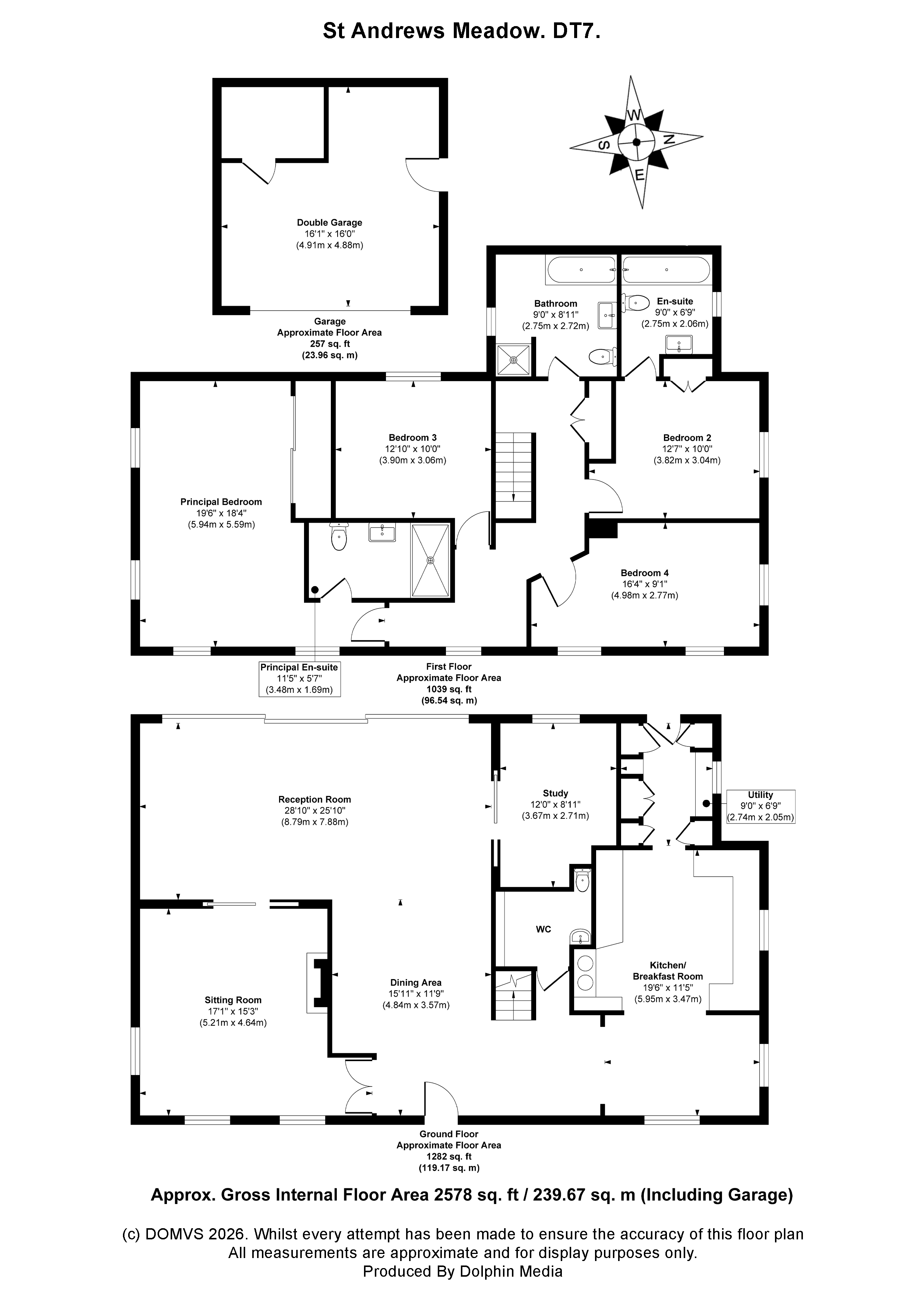 Floorplan for Lyme Regis, Dorset