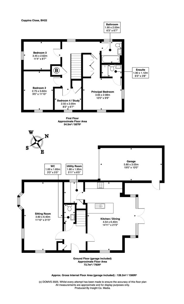 Floorplan for Off Christchurch Road, Longham, Ferndown, Dorset