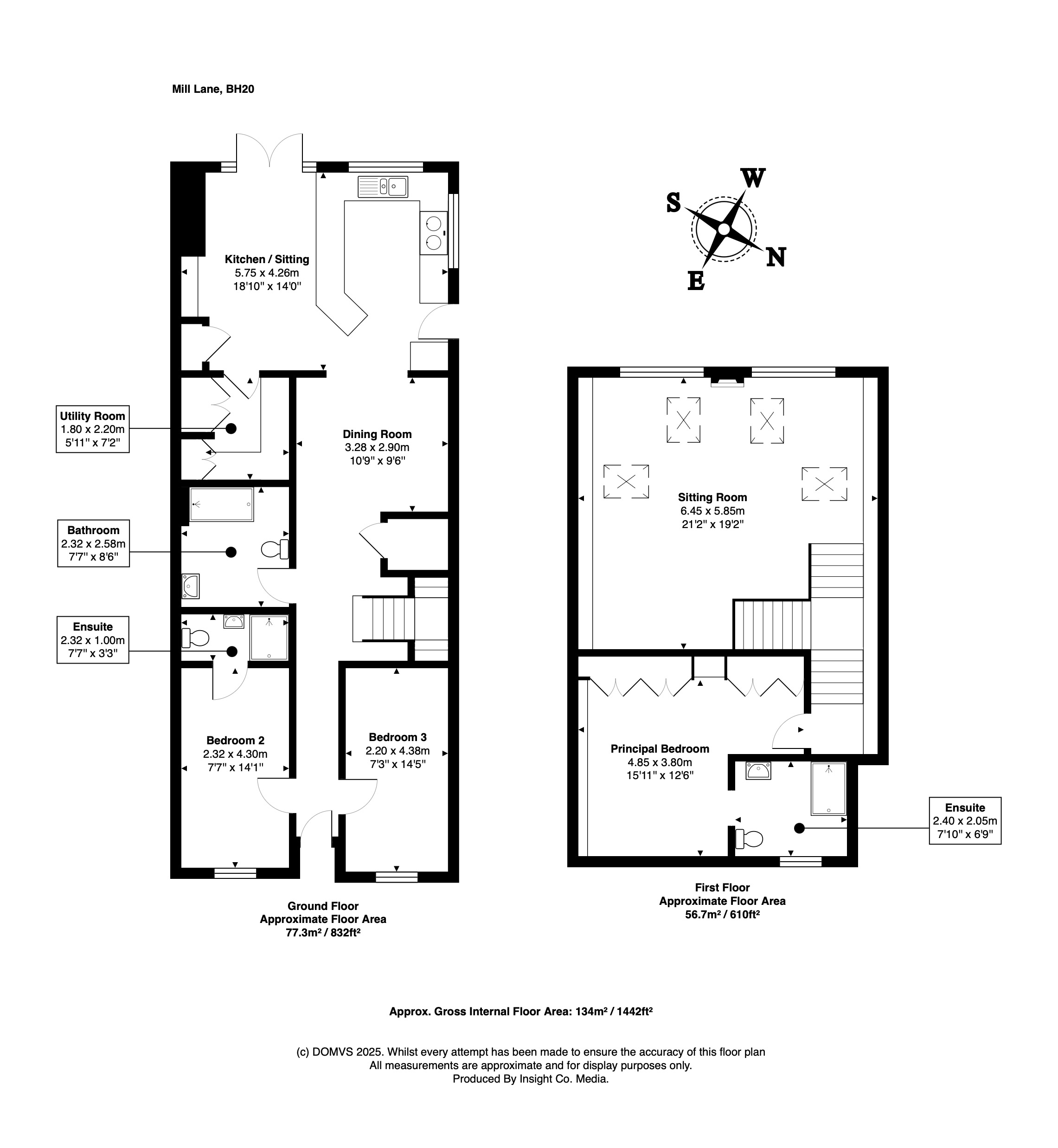 Floorplan for Wareham, Dorset