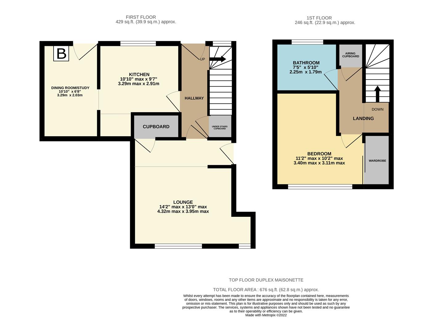 Floorplan for Goring Road, Stoke