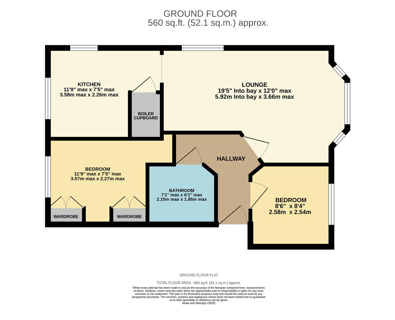 Floorplan for Cole Court, Coundon