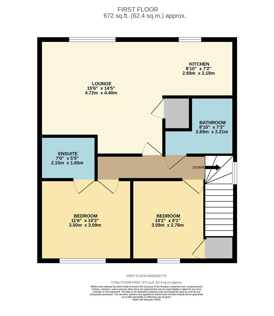 Floorplan for Broad Lane, Eastern Green