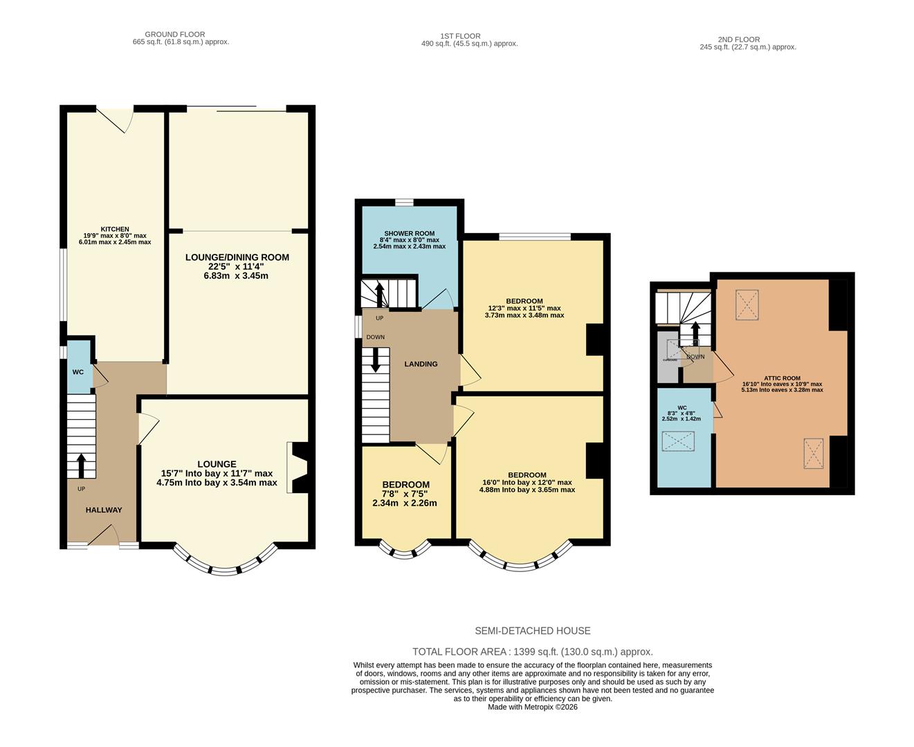 Floorplan for The Park Paling, Cheylesmore