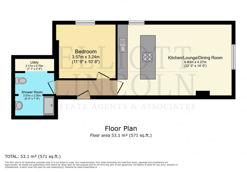 Floorplan for Old Bembridge House