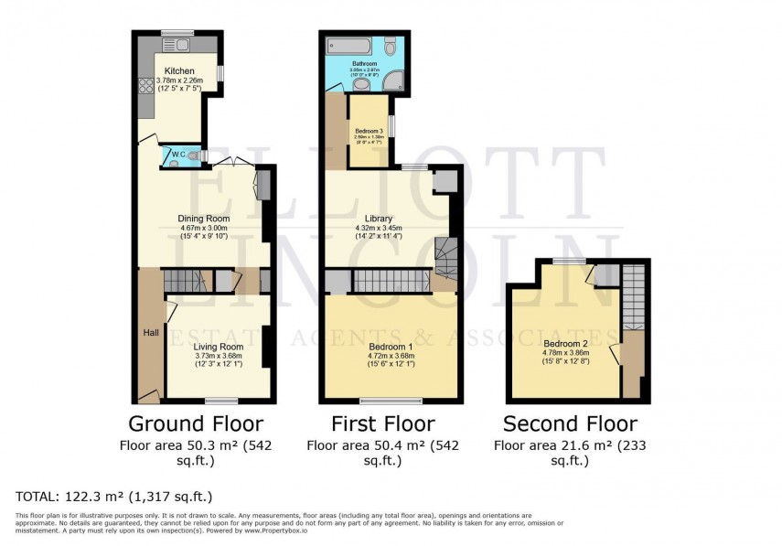 Floorplan for Quay Street, Newport.