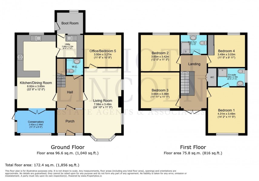 Floorplan for Fishbourne, Isle of Wight.
