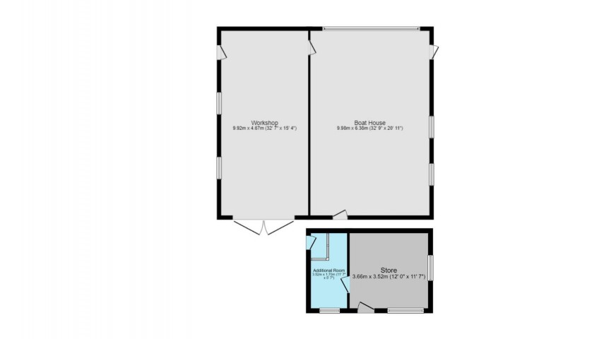 Floorplan for Fishbourne, Isle of Wight.