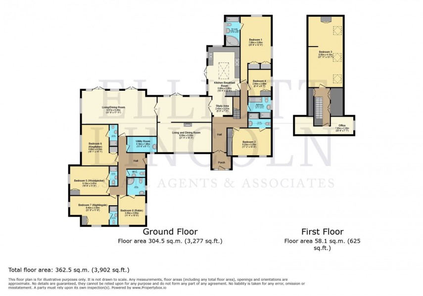 Floorplan for Langbridge, Newchurch.