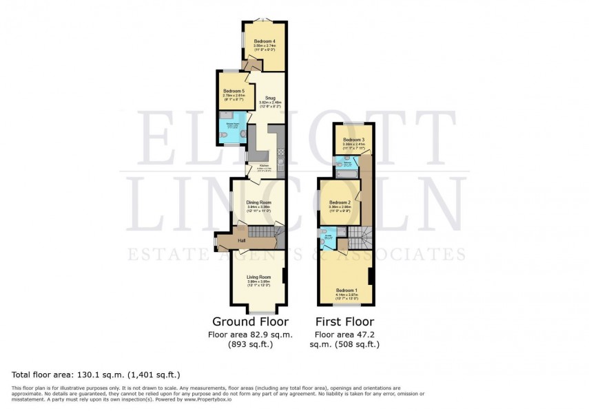 Floorplan for Grove Road, Sandown.