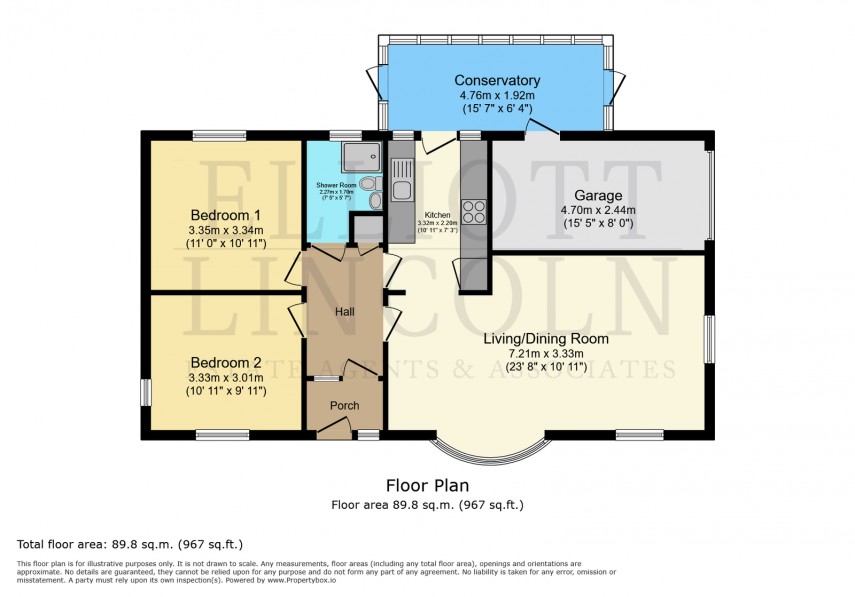 Floorplan for Ninham Close, Shanklin.