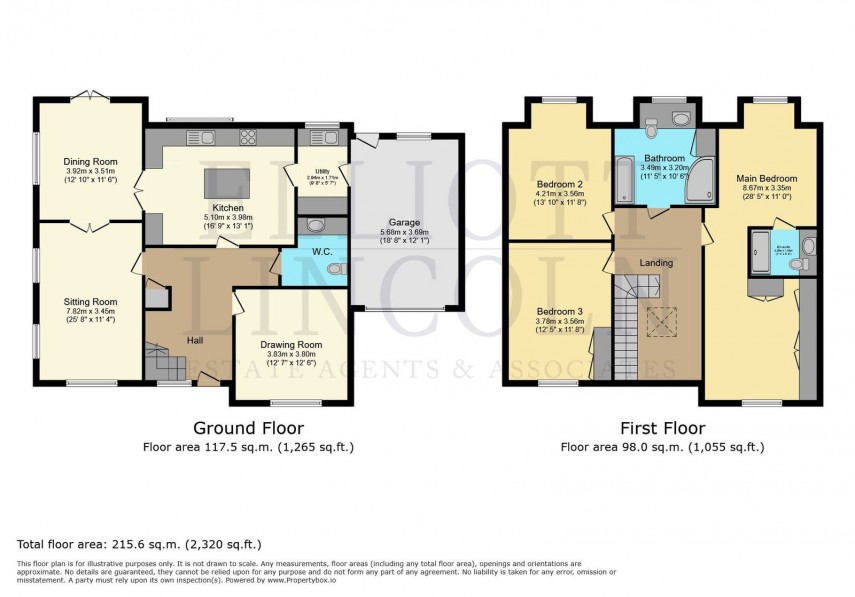 Floorplan for The Dottens, Cowes.