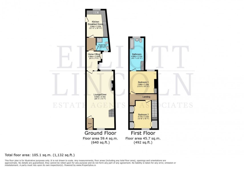 Floorplan for Holyrood Street, Newport.