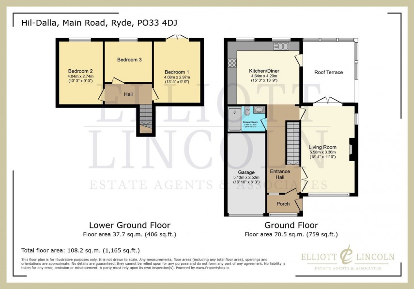 Floorplan for Hil-Dalla, Havenstreet.