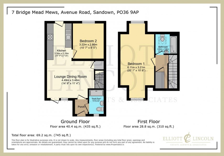 Floorplan for Avenue Road, Sandown